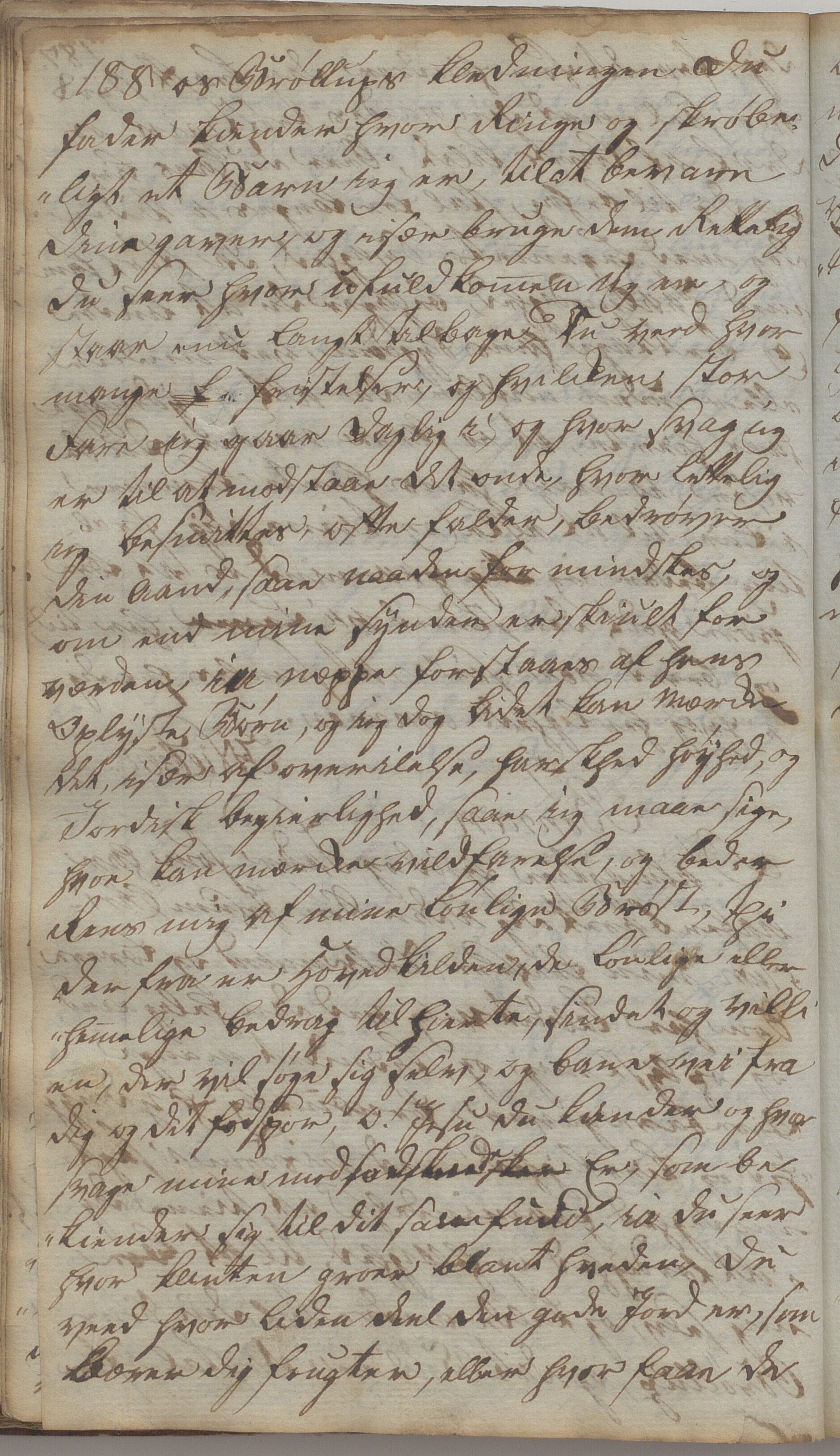 Heggtveitsamlingen, TMF/A-1007/H/L0047/0007: Kopibøker, brev etc.  / "Kopsland", 1800-1850, s. 188
