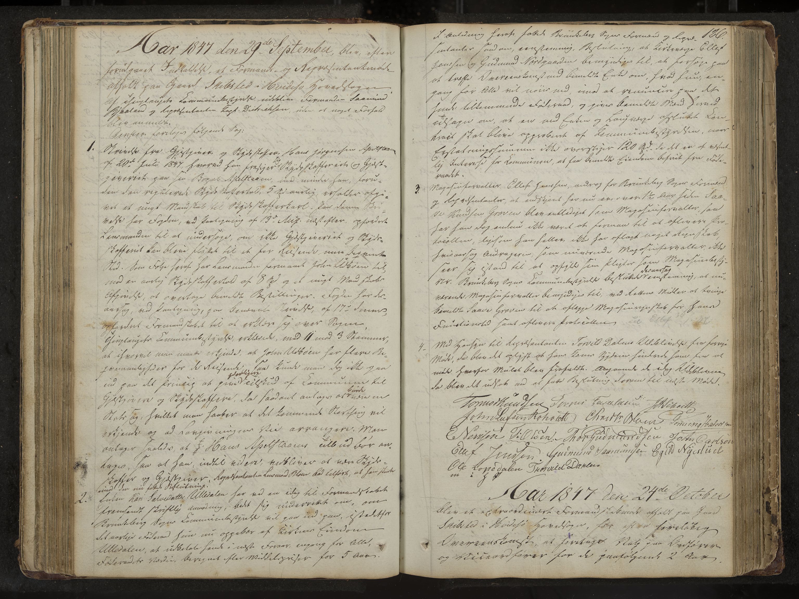 Kviteseid formannskap og sentraladministrasjon, IKAK/0829021/A/Aa/L0001: Møtebok med register, 1837-1866, s. 126