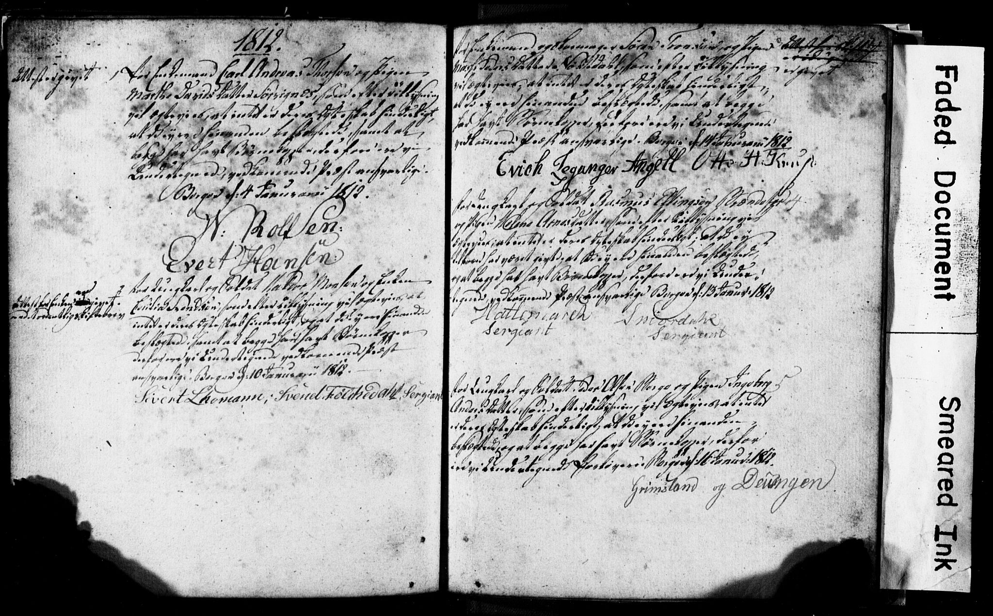 Korskirken sokneprestembete, SAB/A-76101: Forlovererklæringer nr. II.5.1, 1776-1816, s. 335