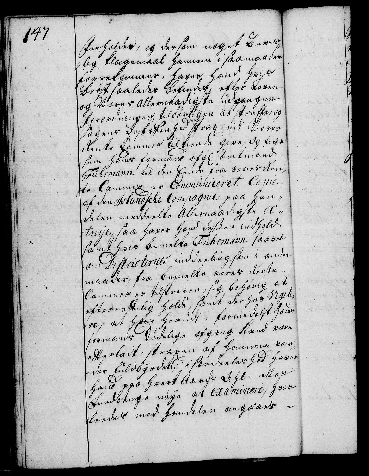 Rentekammeret, Kammerkanselliet, AV/RA-EA-3111/G/Gg/Ggi/L0002: Norsk instruksjonsprotokoll med register (merket RK 53.35), 1729-1751, s. 147