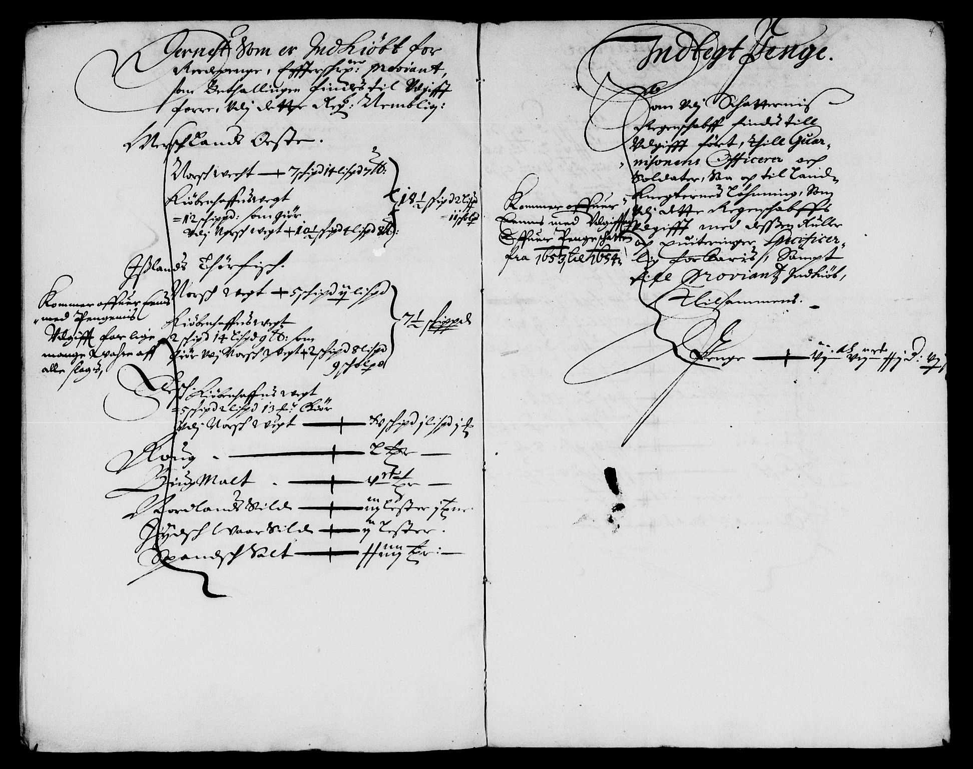 Rentekammeret inntil 1814, Reviderte regnskaper, Lensregnskaper, RA/EA-5023/R/Rb/Rba/L0220: Akershus len, 1653-1654