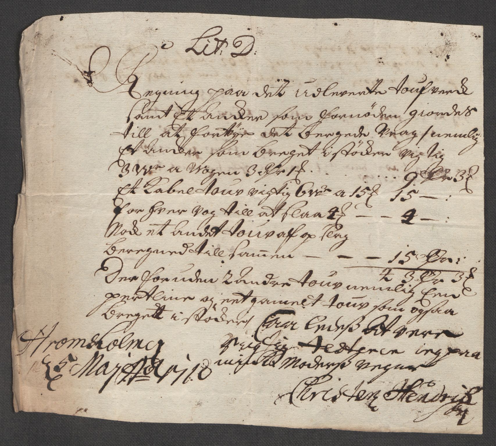 Rentekammeret inntil 1814, Reviderte regnskaper, Fogderegnskap, AV/RA-EA-4092/R56/L3751: Fogderegnskap Nordmøre, 1718, s. 207