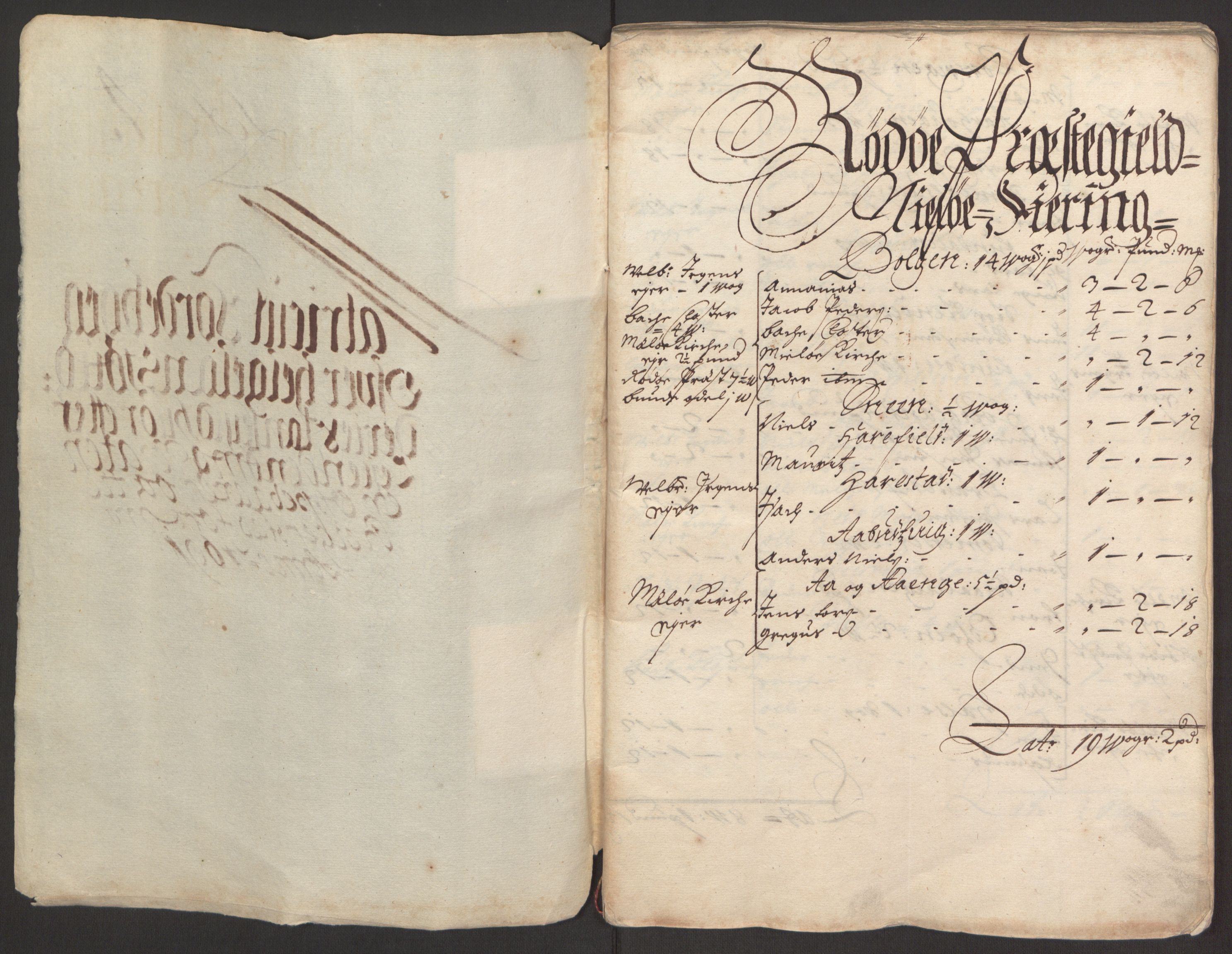 Rentekammeret inntil 1814, Reviderte regnskaper, Fogderegnskap, RA/EA-4092/R65/L4504: Fogderegnskap Helgeland, 1691-1692, s. 7