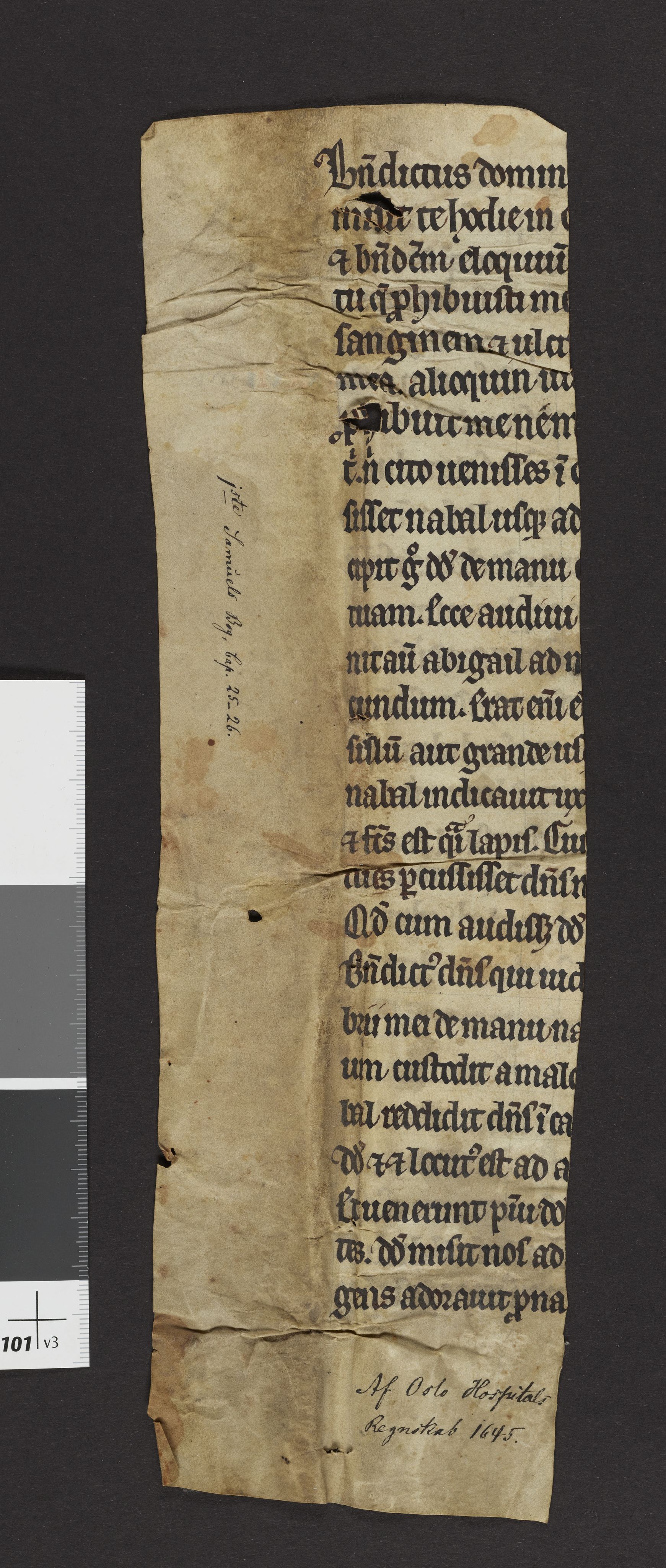 Riksarkivets diplomsamling, AV/RA-EA-5965/F27/F27A/F27Aa/L0032: Latinske fragmenter, fragmentnummer 2686-2764., 1100-1536, s. 2