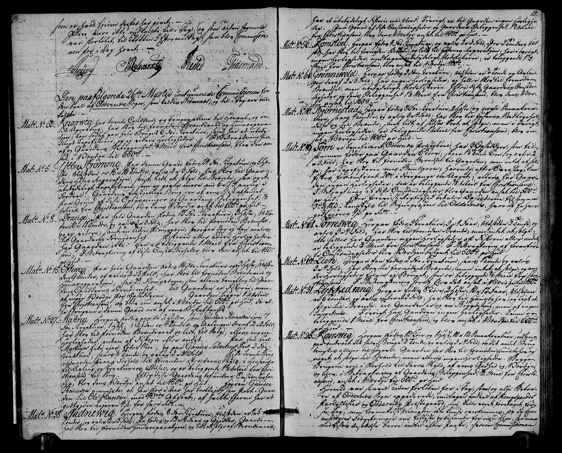 Rentekammeret inntil 1814, Realistisk ordnet avdeling, AV/RA-EA-4070/N/Ne/Nea/L0086: Mandal fogderi. Deliberasjonsprotokoll, 1803, s. 9