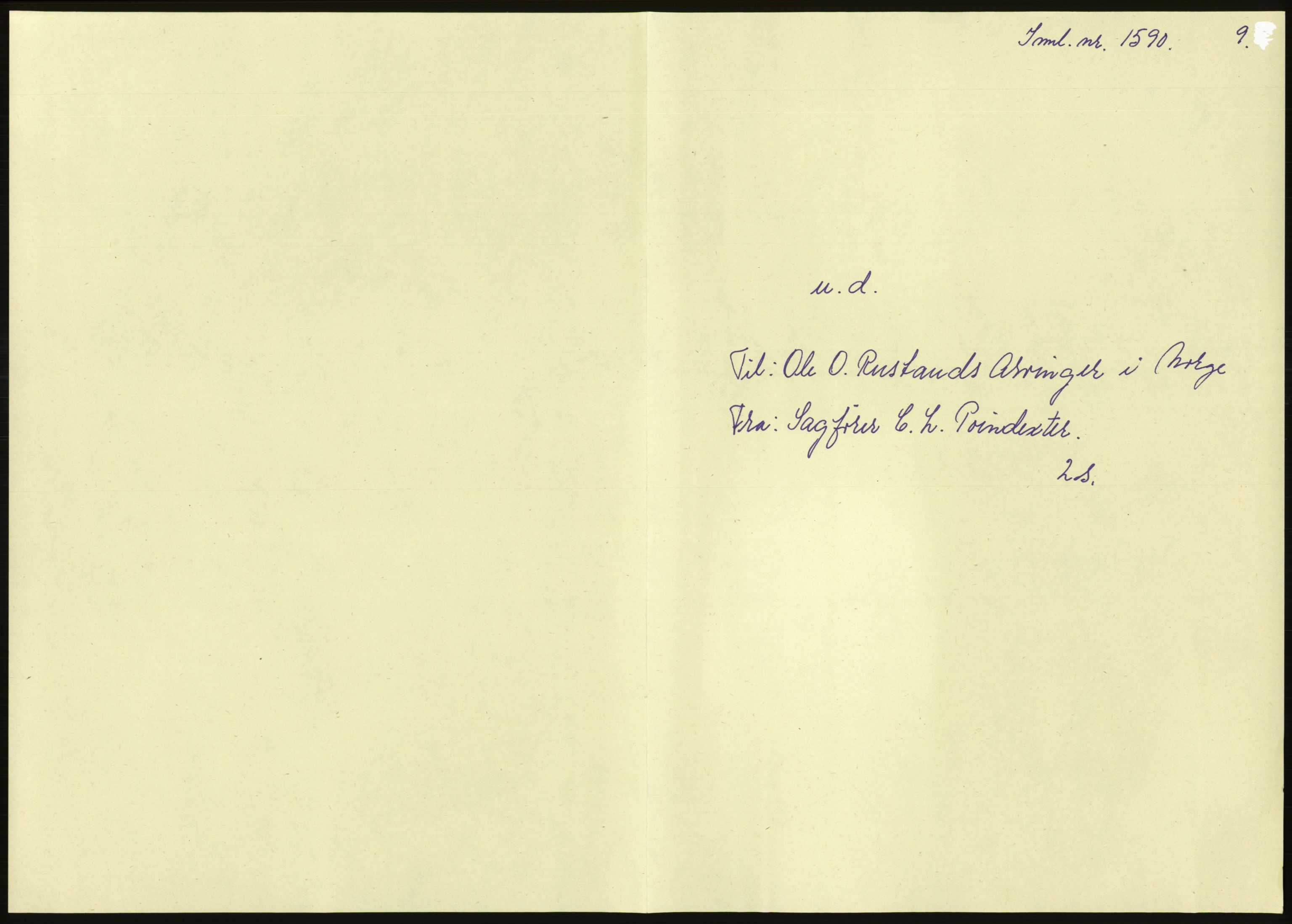 Samlinger til kildeutgivelse, Amerikabrevene, RA/EA-4057/F/L0018: Innlån fra Buskerud: Elsrud, 1838-1914, s. 1255