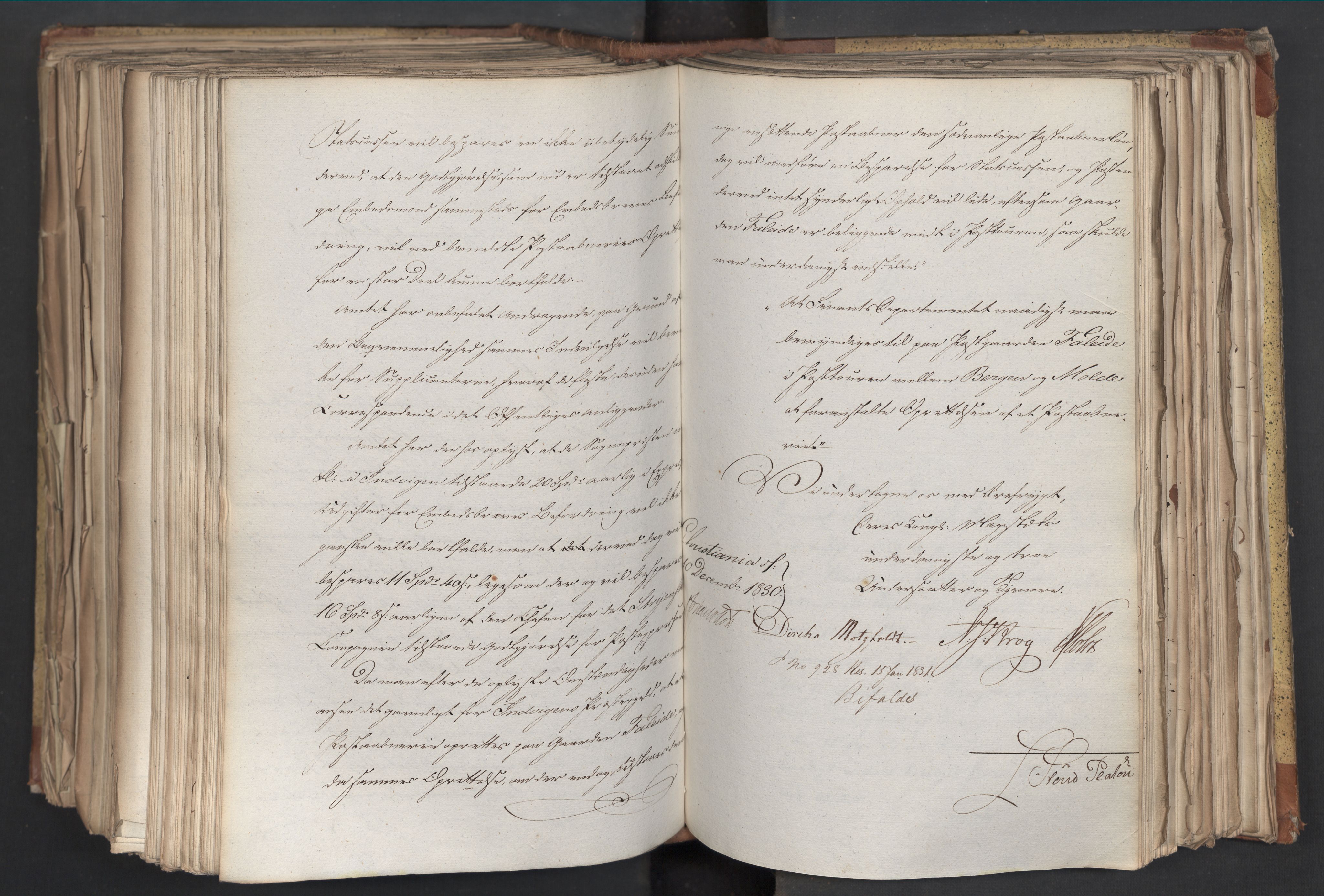 Statsrådsavdelingen i Stockholm, AV/RA-S-1003/D/Da/L0068: Regjeringsinnstillinger nr. 660-876, 1830, s. 543