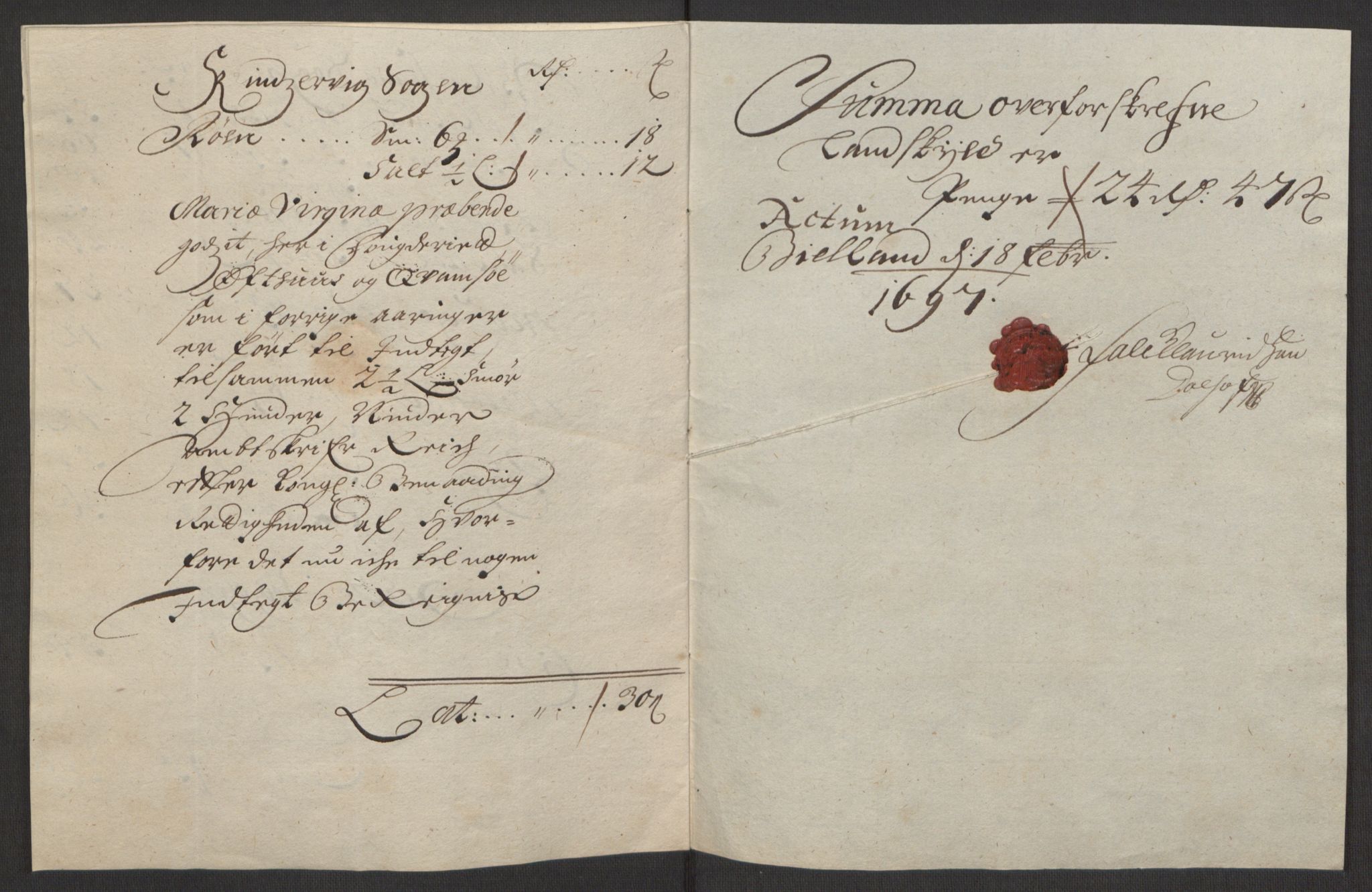 Rentekammeret inntil 1814, Reviderte regnskaper, Fogderegnskap, RA/EA-4092/R48/L2976: Fogderegnskap Sunnhordland og Hardanger, 1695-1696, s. 470