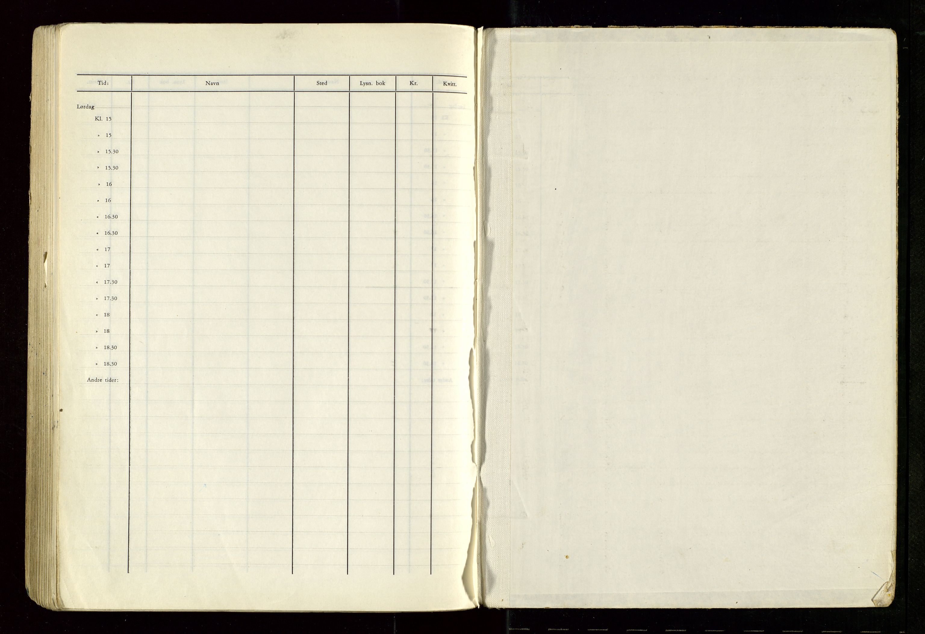 Vår Frelser sokneprestkontor, AV/SAST-A -101860/I/Ie/L0001: Lysningsprotokoll nr. 1, 1958-1964