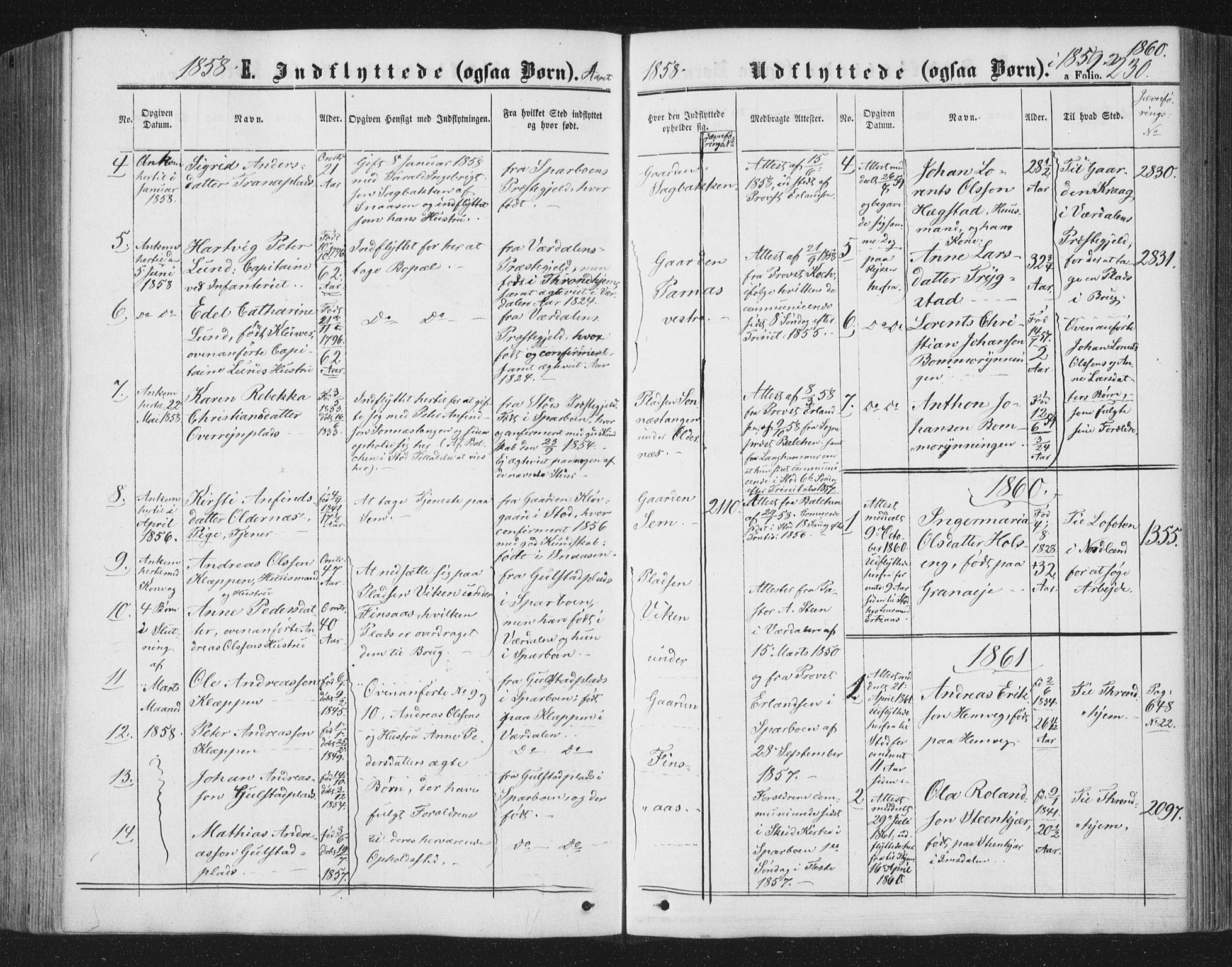 Ministerialprotokoller, klokkerbøker og fødselsregistre - Nord-Trøndelag, AV/SAT-A-1458/749/L0472: Ministerialbok nr. 749A06, 1857-1873, s. 230