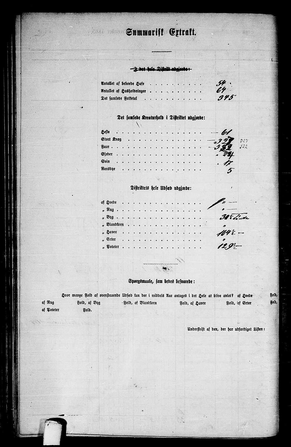 RA, Folketelling 1865 for 1742P Grong prestegjeld, 1865, s. 85