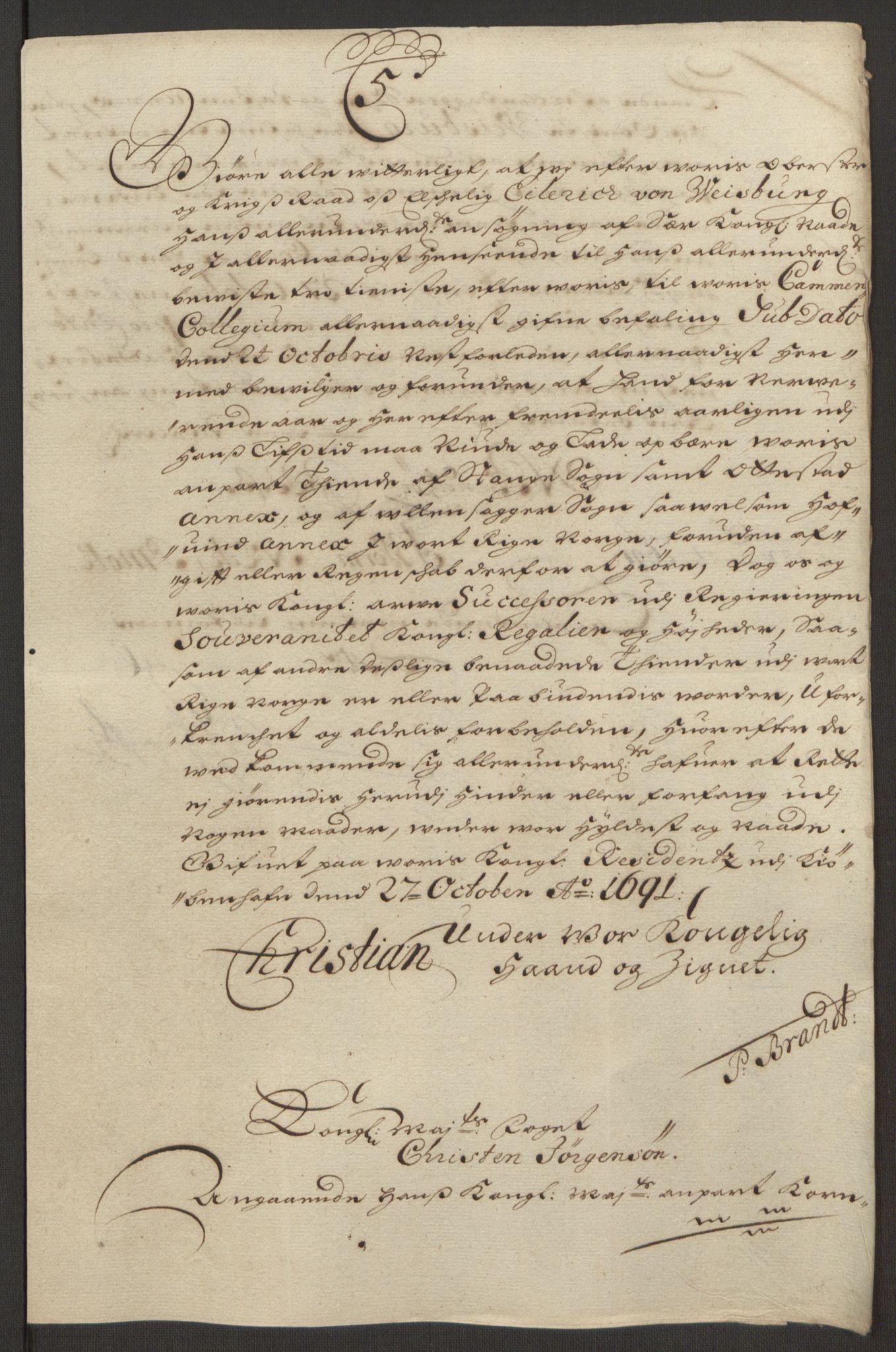 Rentekammeret inntil 1814, Reviderte regnskaper, Fogderegnskap, RA/EA-4092/R12/L0704: Fogderegnskap Øvre Romerike, 1692, s. 50