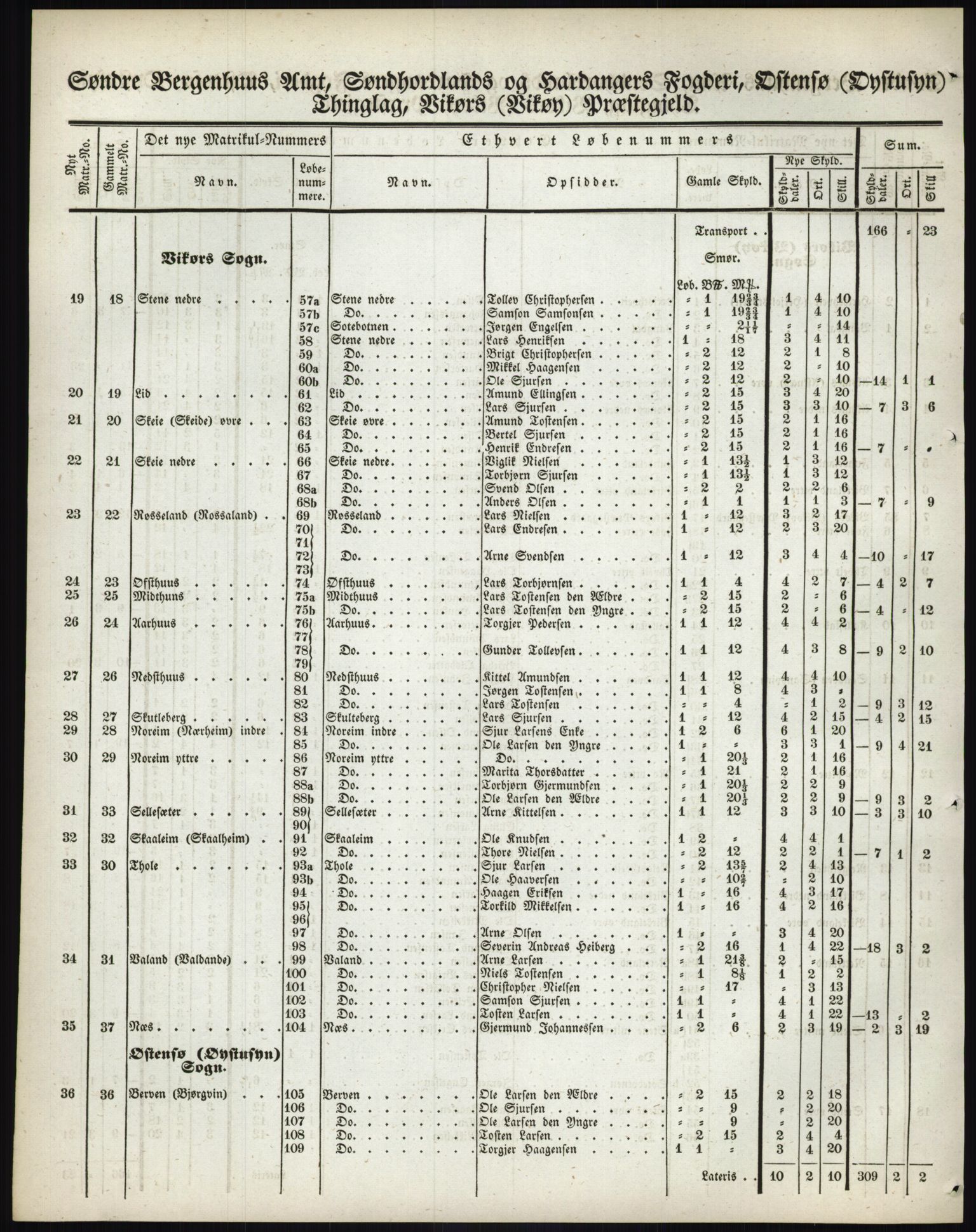 Andre publikasjoner, PUBL/PUBL-999/0002/0011: Bind 11 - Søndre Bergenhus amt: Sunnhordland og Hardanger fogderi, Stamhuset Rosendals gods og Lyse klosters gods, 1838, s. 59