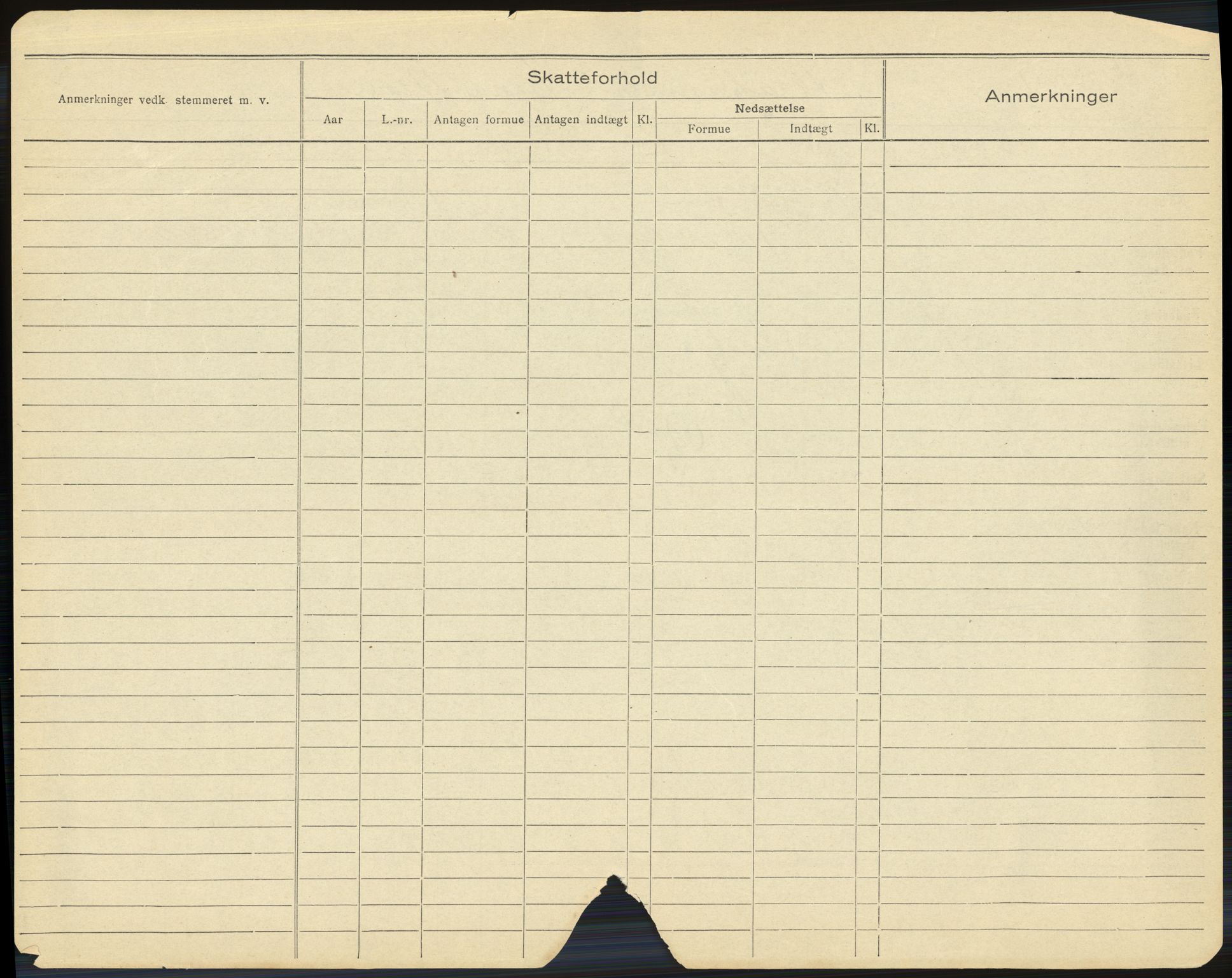 Skien folkeregister, SAKO/A-425/G/Ga/L0001: Utflyttede, 1916-1918