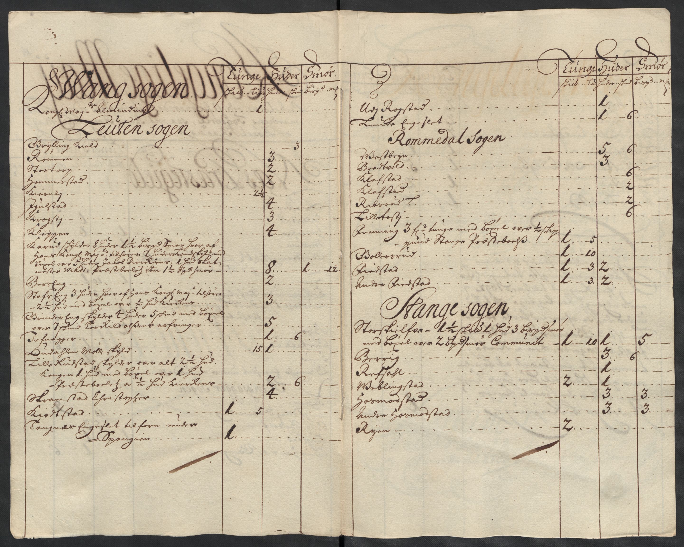 Rentekammeret inntil 1814, Reviderte regnskaper, Fogderegnskap, AV/RA-EA-4092/R16/L1041: Fogderegnskap Hedmark, 1703-1704, s. 42
