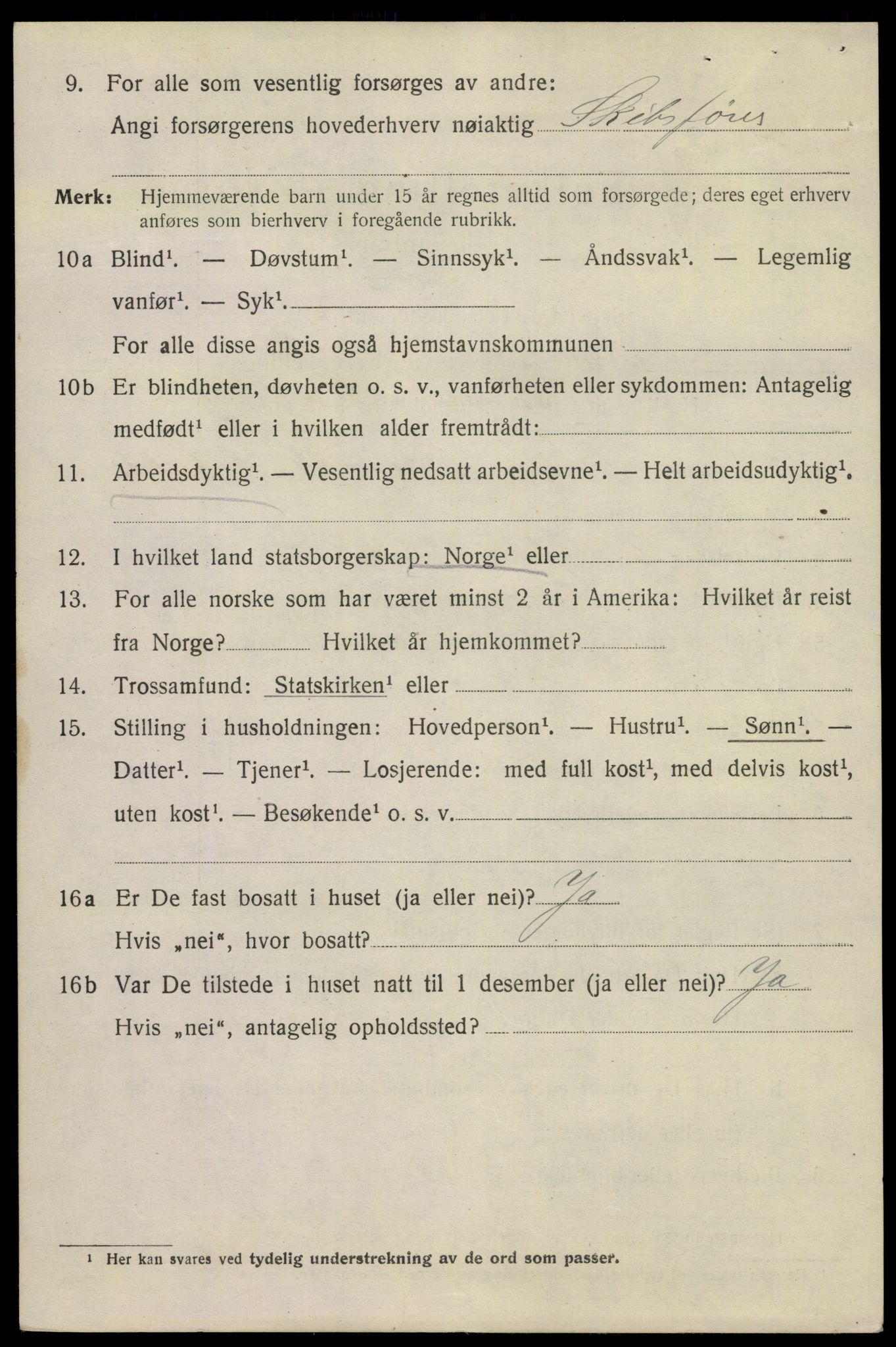 SAKO, Folketelling 1920 for 0801 Kragerø kjøpstad, 1920, s. 7678