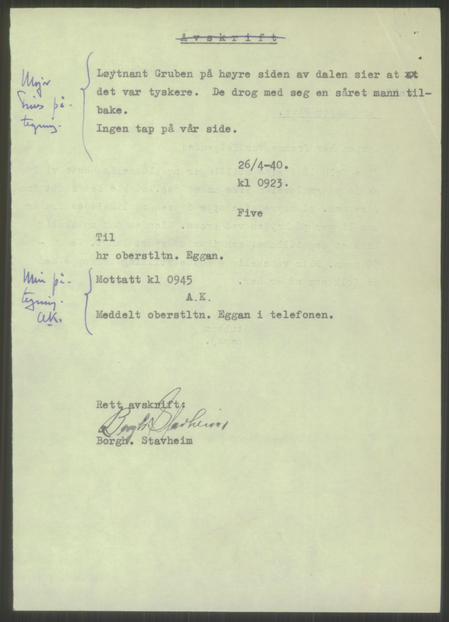 Forsvaret, Forsvarets krigshistoriske avdeling, AV/RA-RAFA-2017/Y/Yb/L0114: II-C-11-513-550  -  5. Divisjon., 1940, s. 104