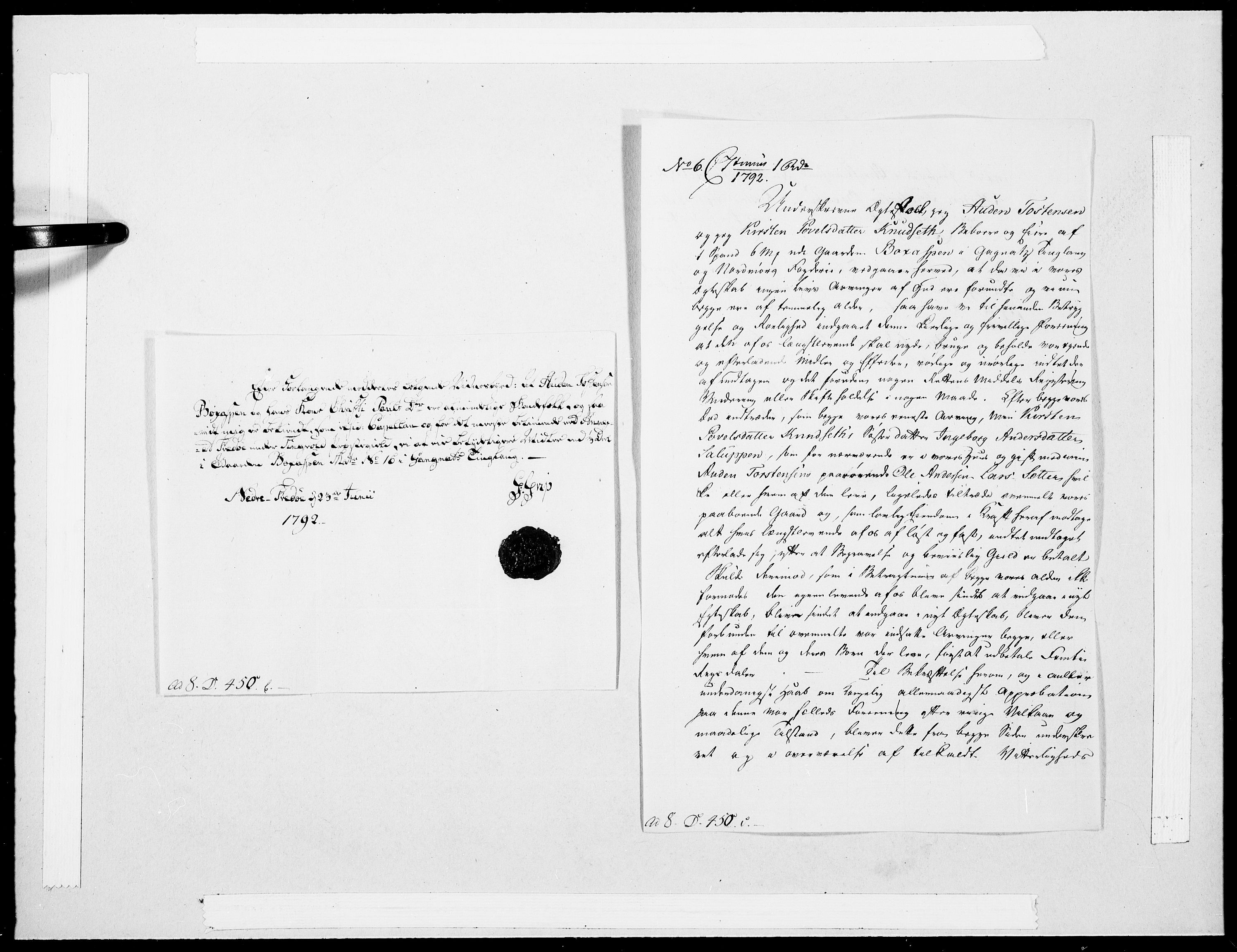 Danske Kanselli 1572-1799, AV/RA-EA-3023/F/Fc/Fcc/Fcca/L0290: Norske innlegg 1572-1799, 1792, s. 175