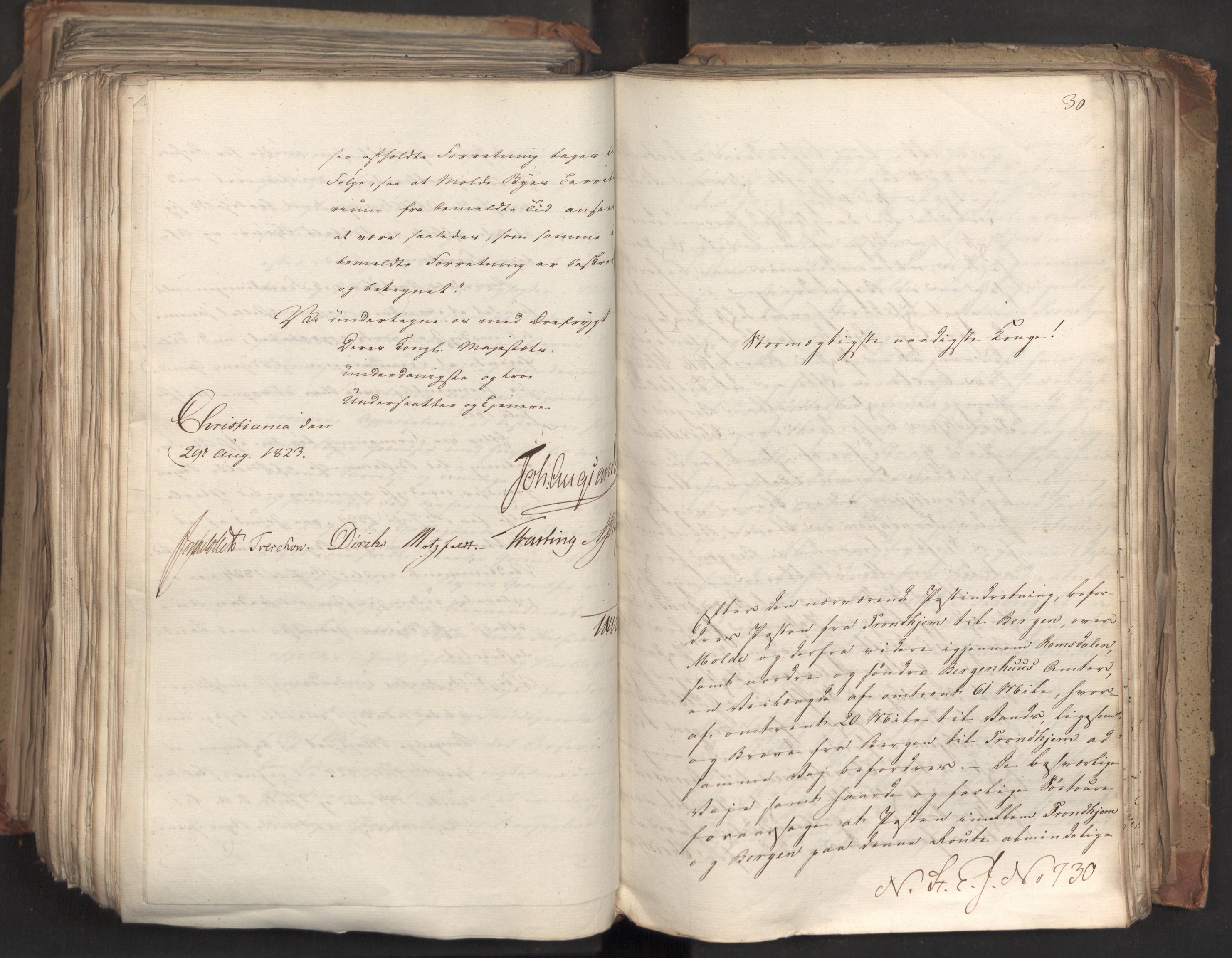 Statsrådsavdelingen i Stockholm, AV/RA-S-1003/D/Da/L0035: Regjeringsinnstillinger nr. 541-840, 1823, s. 513