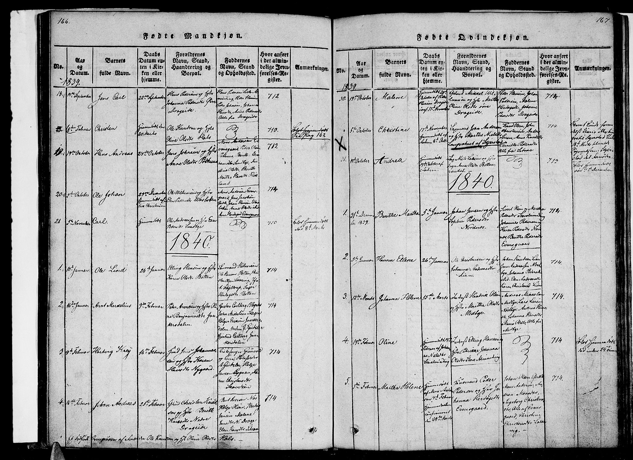 Ministerialprotokoller, klokkerbøker og fødselsregistre - Nordland, AV/SAT-A-1459/847/L0665: Ministerialbok nr. 847A05, 1818-1841, s. 166-167