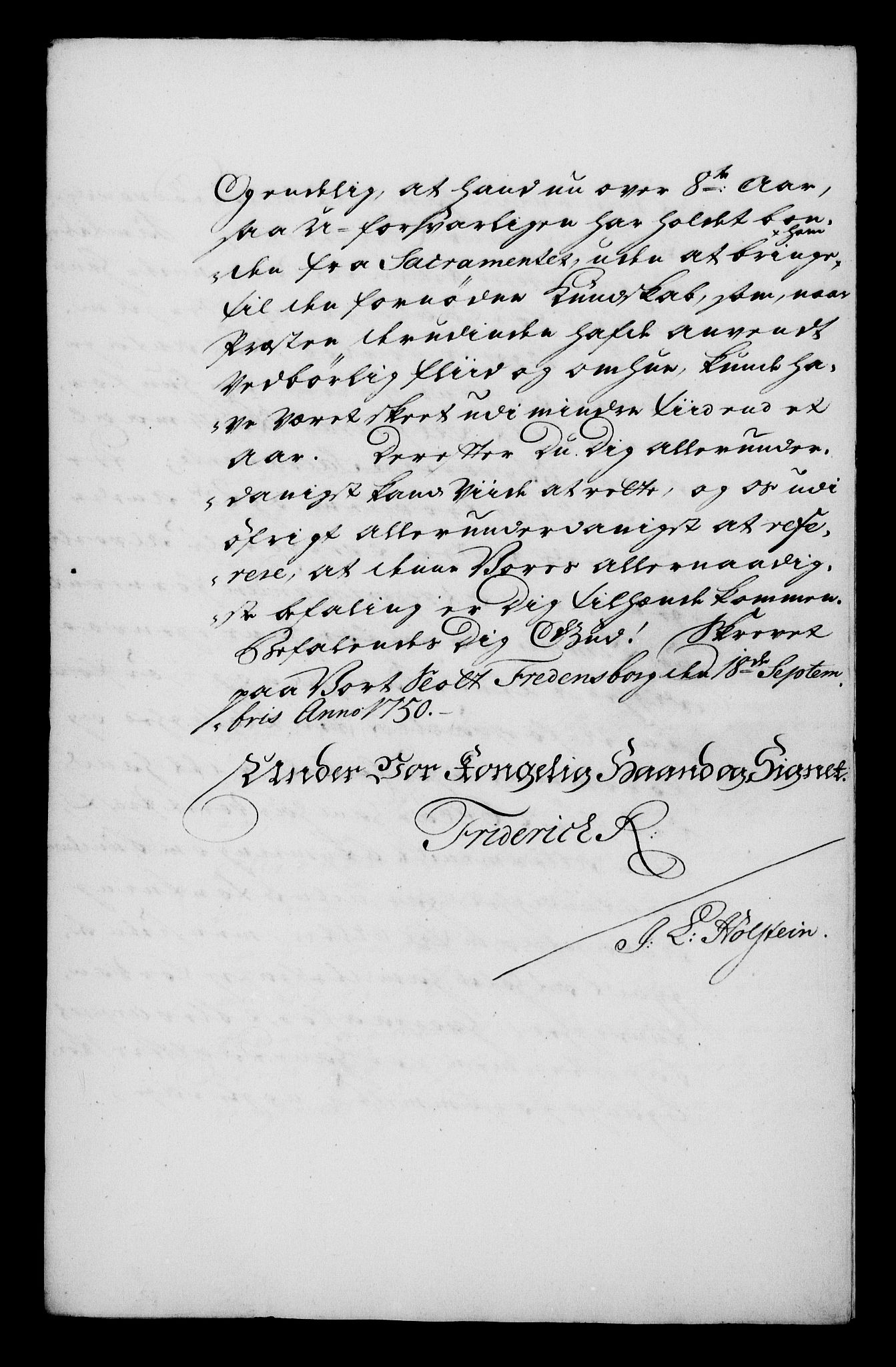 Generalkirkeinspektionskollegiet, DRA/A-0008/F4-06/F4-06-21: Protokollerede indkomne sager, 1750