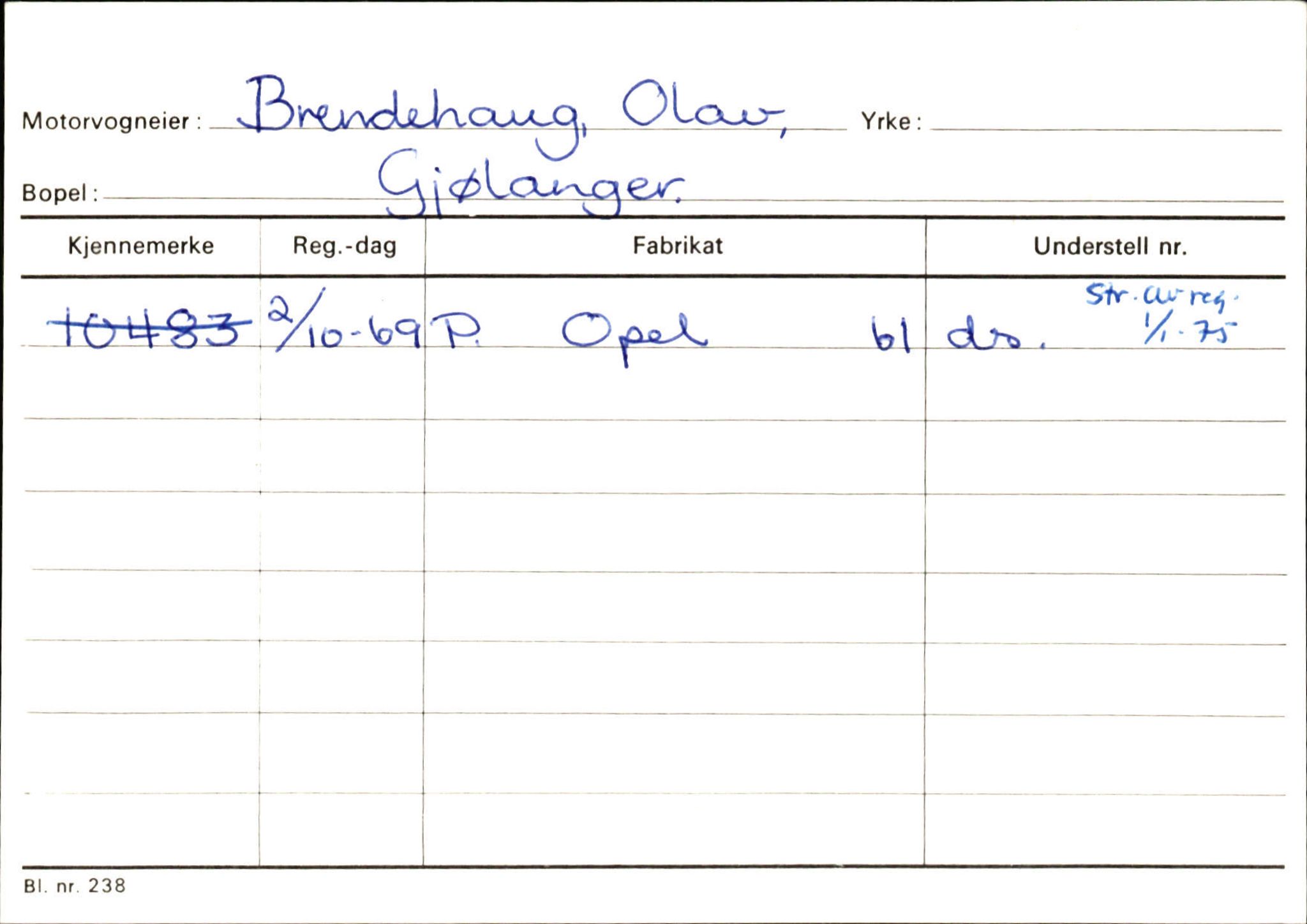 Statens vegvesen, Sogn og Fjordane vegkontor, AV/SAB-A-5301/4/F/L0125: Eigarregister Sogndal V-Å. Aurland A-Å. Fjaler A-N, 1945-1975, s. 1508