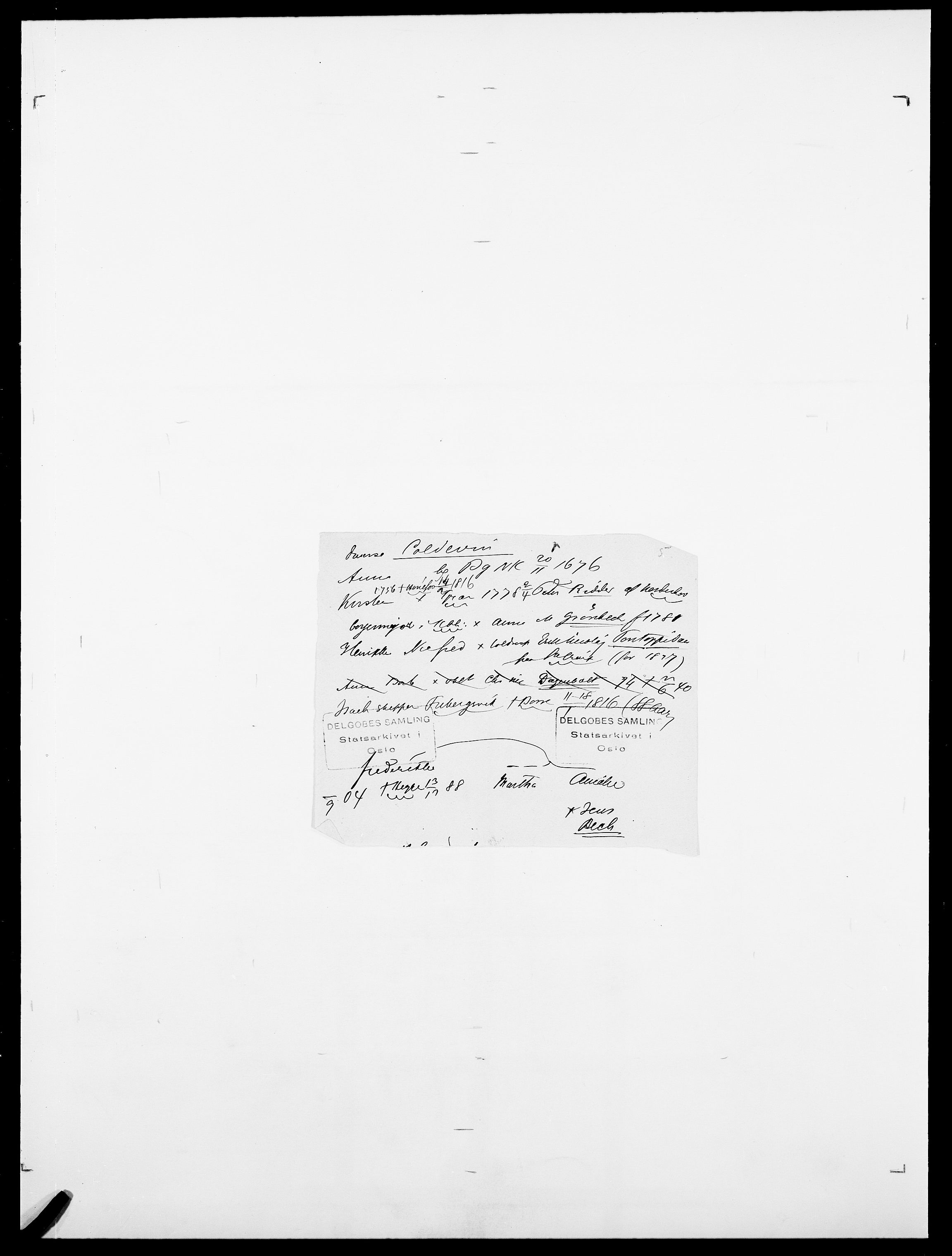 Delgobe, Charles Antoine - samling, SAO/PAO-0038/D/Da/L0008: Capjon - Dagenbolt, s. 455