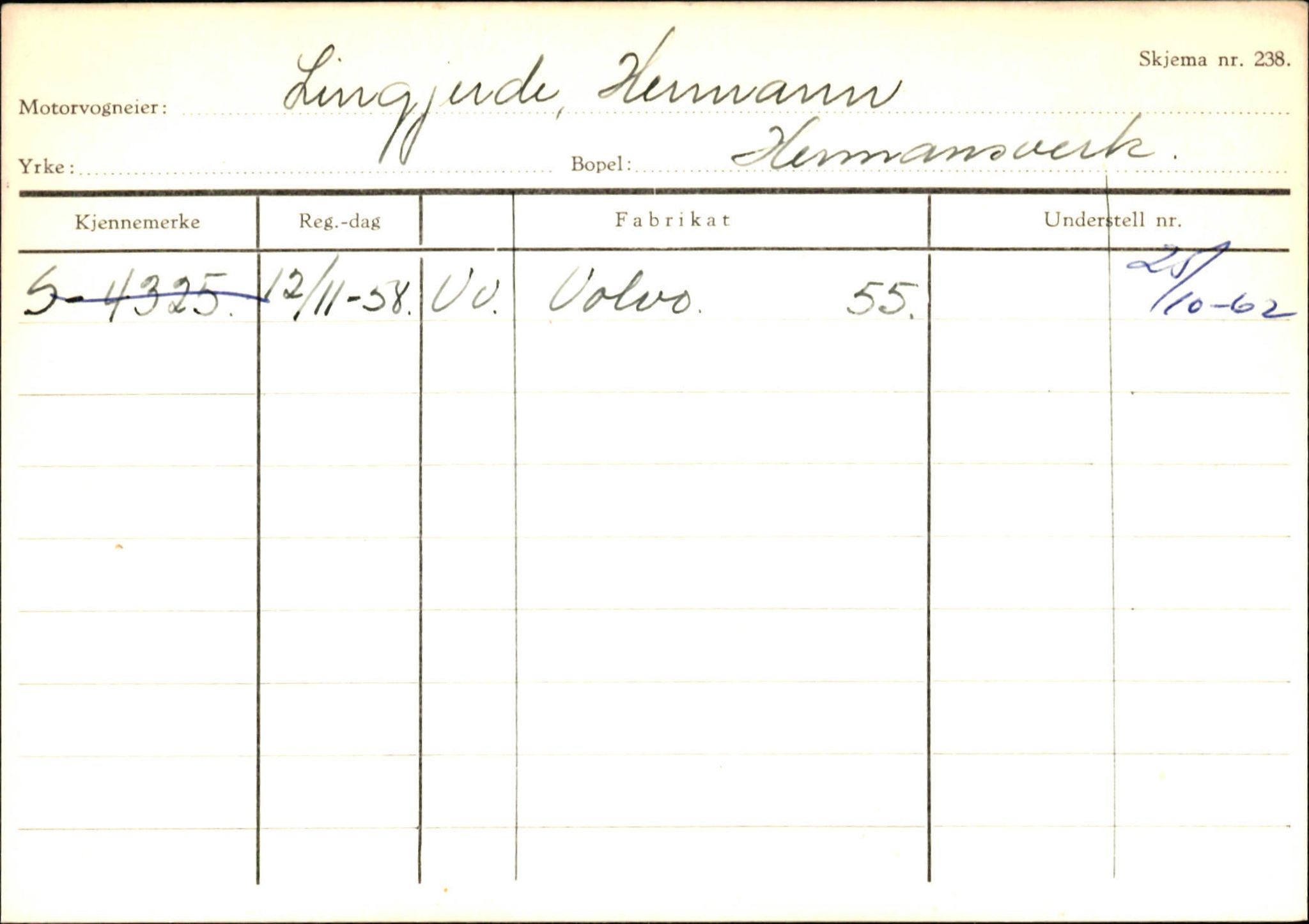 Statens vegvesen, Sogn og Fjordane vegkontor, SAB/A-5301/4/F/L0126: Eigarregister Fjaler M-Å. Leikanger A-Å, 1945-1975, s. 1726