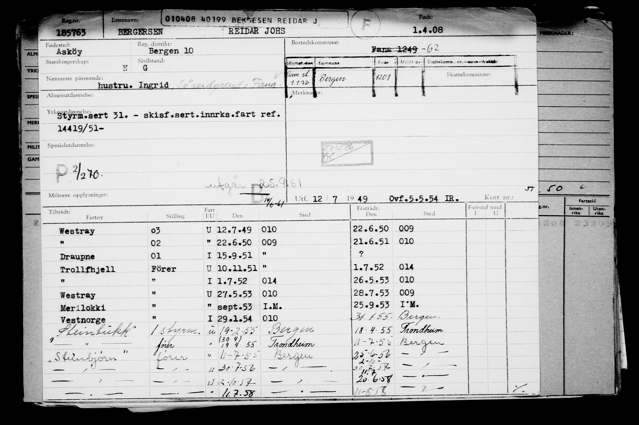 Direktoratet for sjømenn, AV/RA-S-3545/G/Gb/L0076: Hovedkort, 1908, s. 372