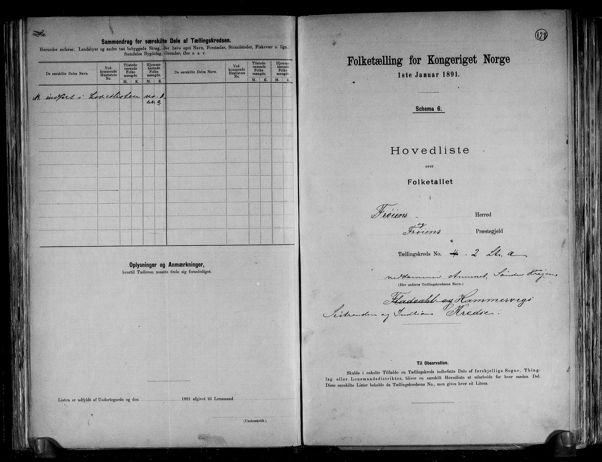 RA, Folketelling 1891 for 1619 Frøya herred, 1891, s. 8