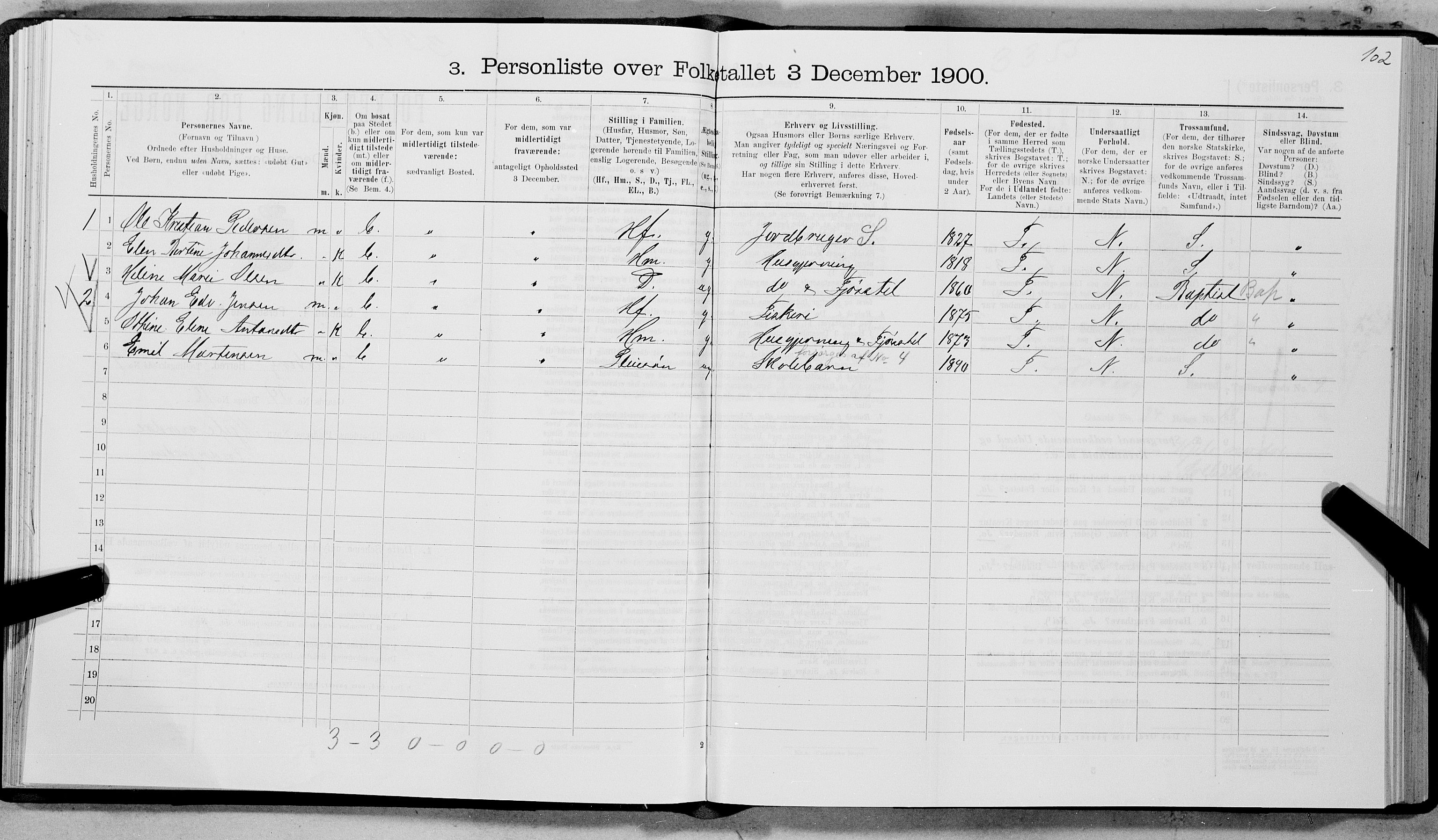 SAT, Folketelling 1900 for 1872 Dverberg herred, 1900, s. 776