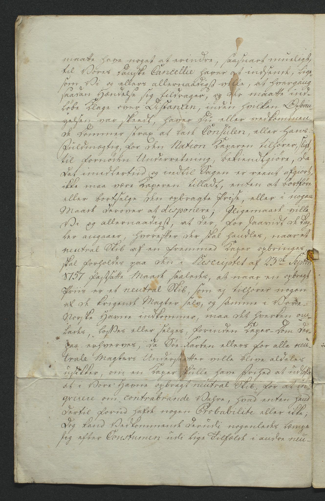 Stiftamtmannen i Kristiansand, SAK/1271-0005/G/Gg/Gga/L1719: Kaper- og prisesaker, 1756-1796, s. 86