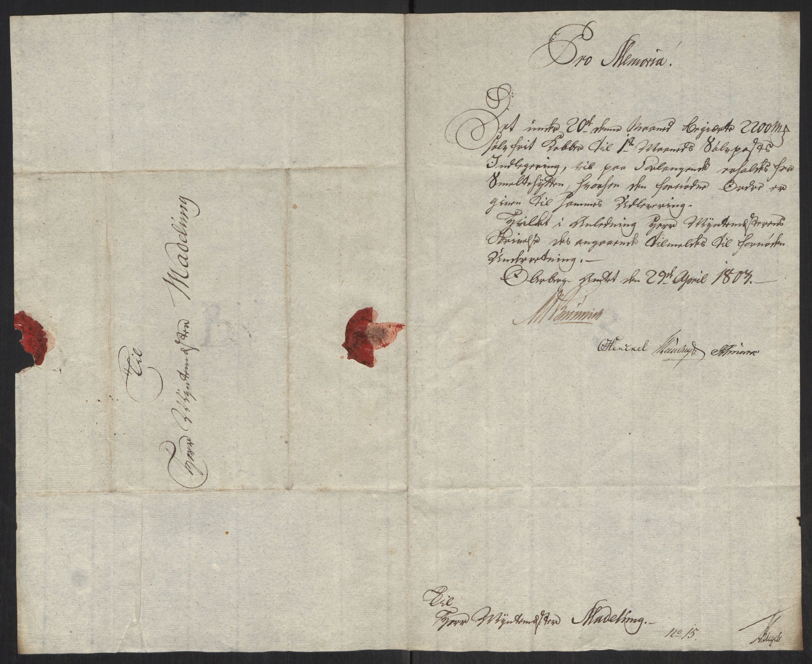 Rentekammeret inntil 1814, Realistisk ordnet avdeling, RA/EA-4070/Oa/L0008: [Y6]: Embetsbrev til myntmesteren på Kongsberg (1797-1806 og 1808-1813), 1797-1813, s. 148