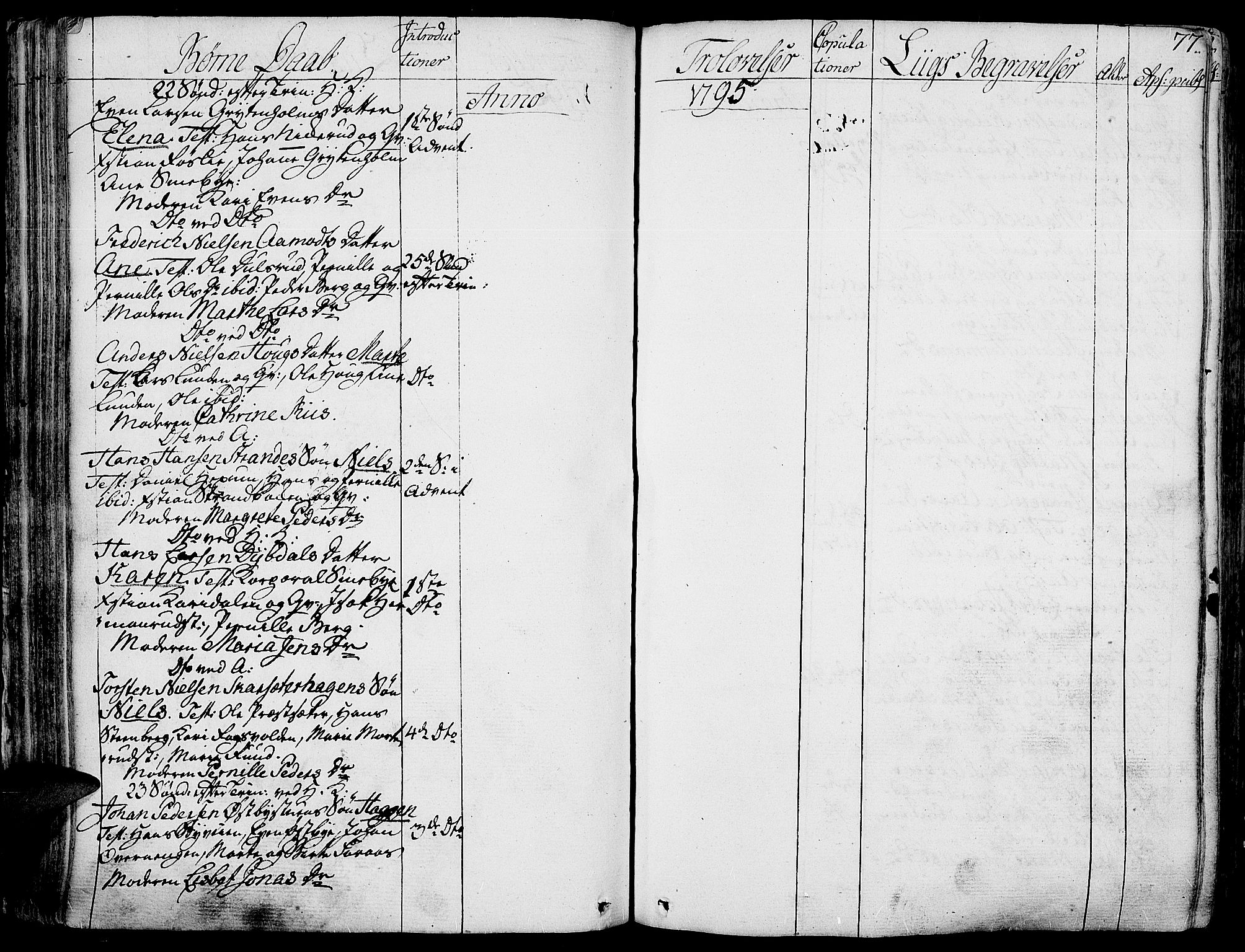 Toten prestekontor, AV/SAH-PREST-102/H/Ha/Haa/L0007: Ministerialbok nr. 7, 1794-1809, s. 77