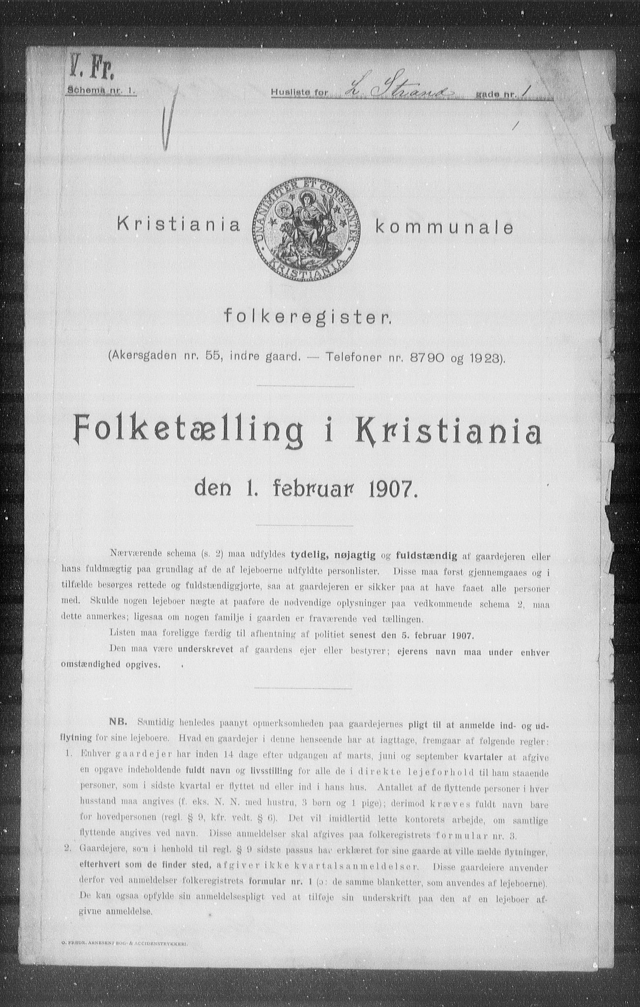OBA, Kommunal folketelling 1.2.1907 for Kristiania kjøpstad, 1907, s. 29639