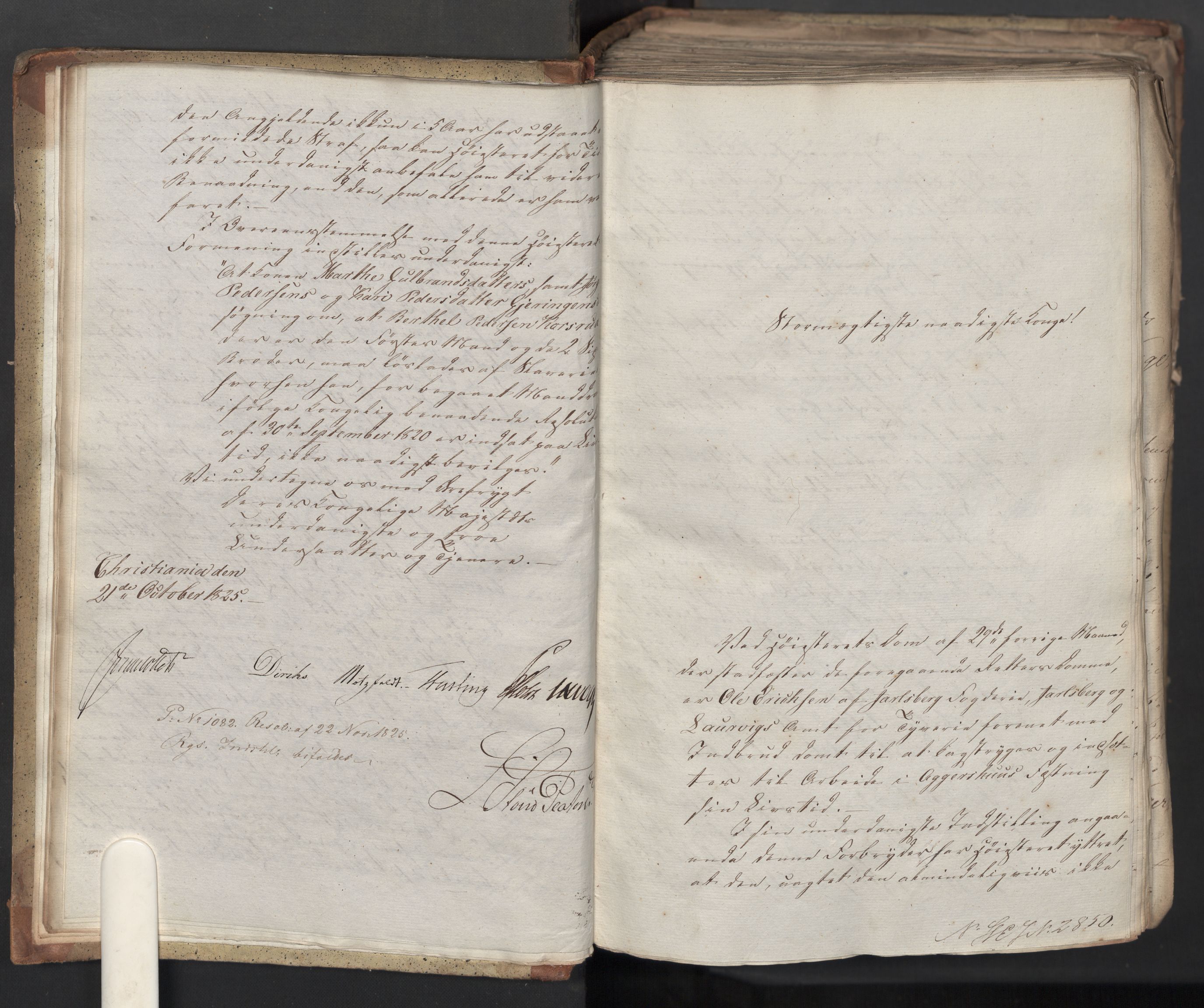 Statsrådsavdelingen i Stockholm, AV/RA-S-1003/D/Da/L0044: Regjeringsinnstillinger nr. 2846-3066, 1825, s. 12