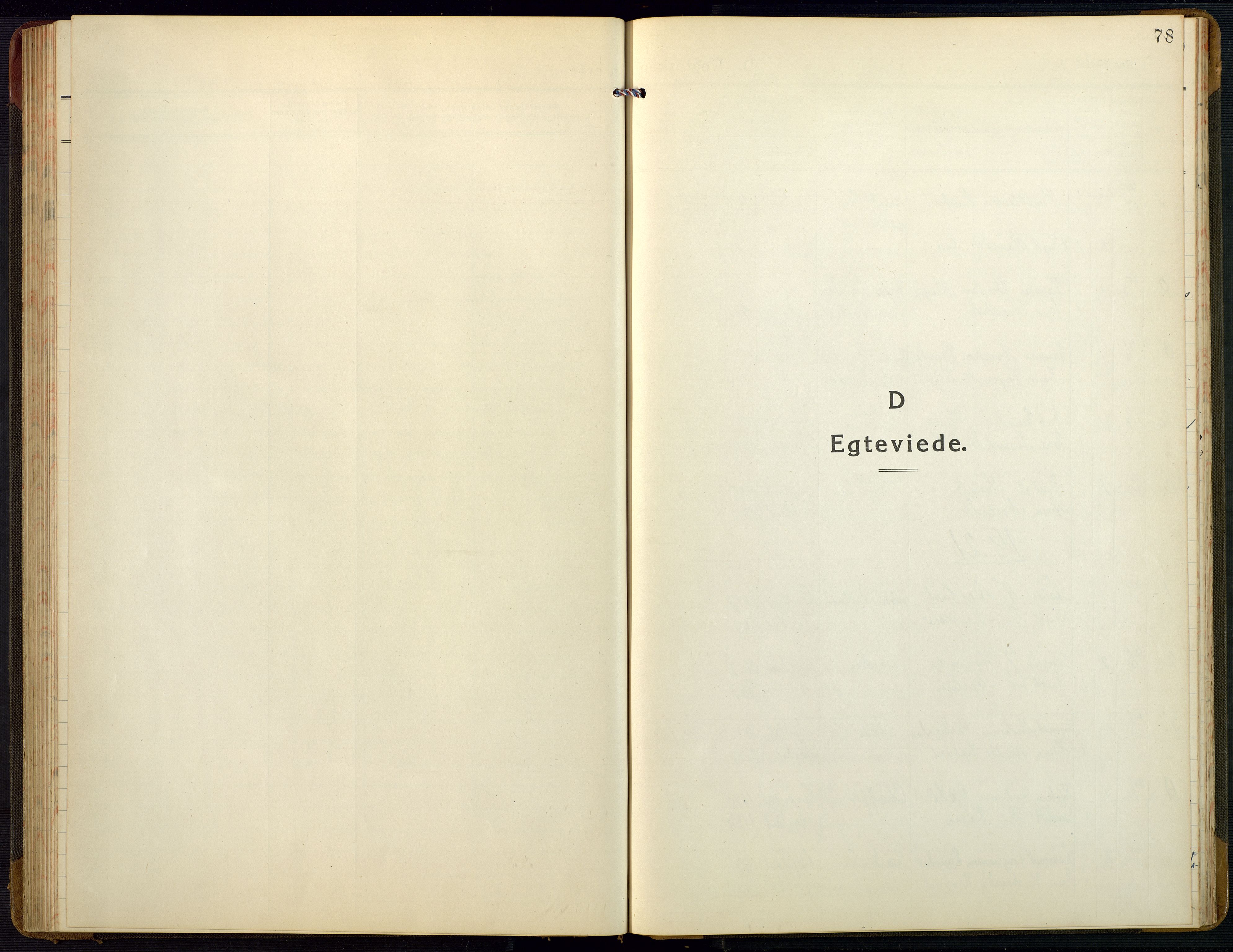 Bygland sokneprestkontor, AV/SAK-1111-0006/F/Fb/Fbb/L0005: Klokkerbok nr. B 5, 1920-1955, s. 78