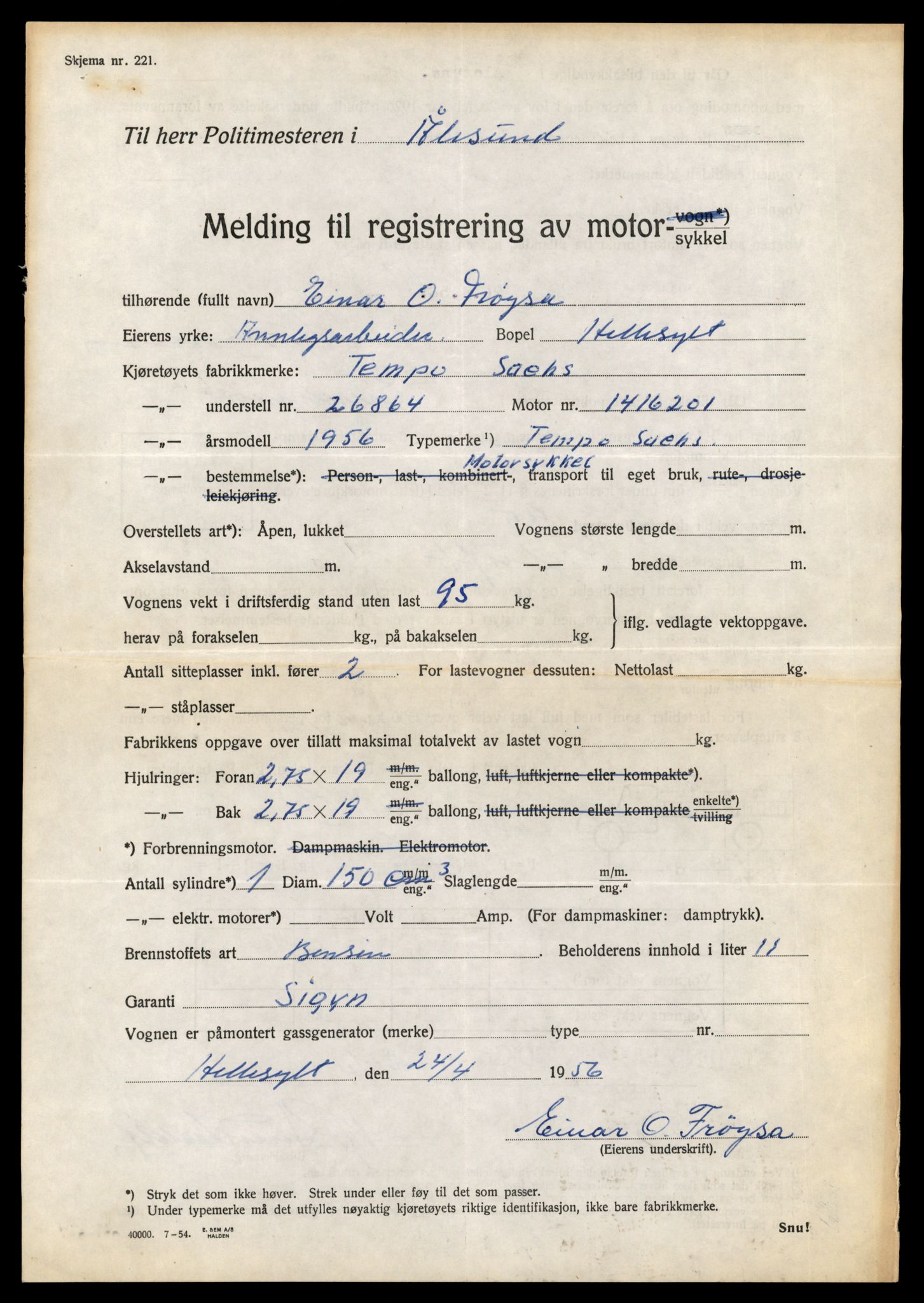 Møre og Romsdal vegkontor - Ålesund trafikkstasjon, AV/SAT-A-4099/F/Fe/L0039: Registreringskort for kjøretøy T 13361 - T 13530, 1927-1998, s. 1938