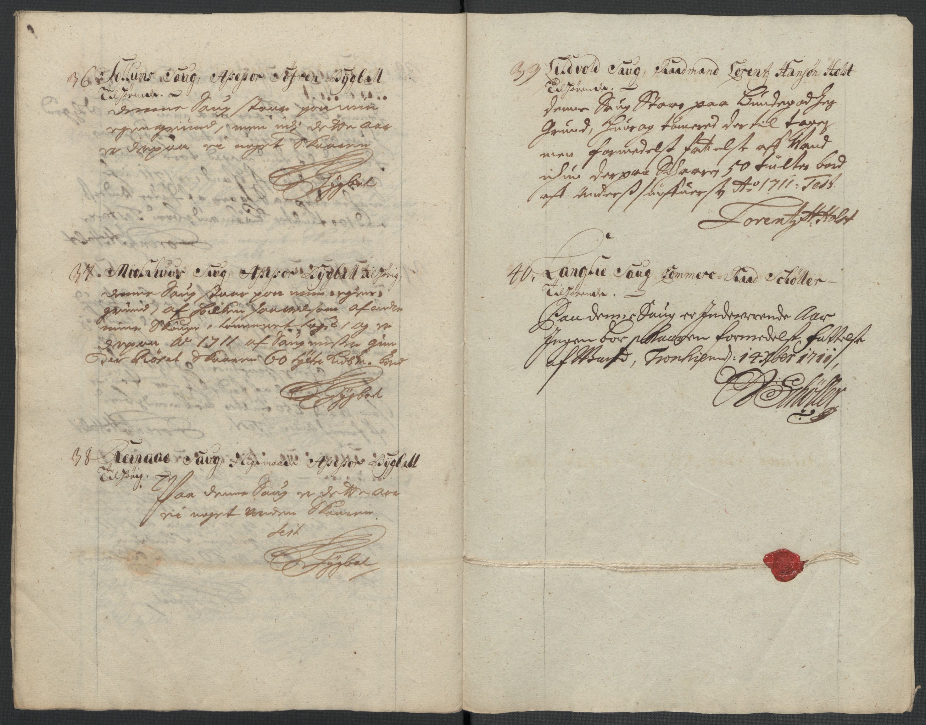 Rentekammeret inntil 1814, Reviderte regnskaper, Fogderegnskap, AV/RA-EA-4092/R61/L4112: Fogderegnskap Strinda og Selbu, 1711, s. 87