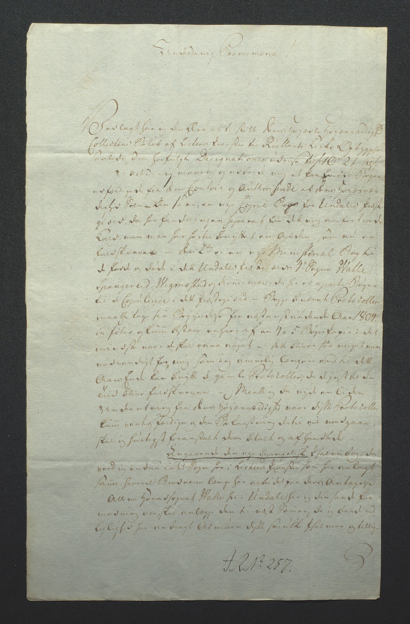 Biskopen i Kristiansand, AV/SAK-1113-0001/G/Gc/L0007: C 79 - Presteinnberetninger, 1801-1822, s. 426