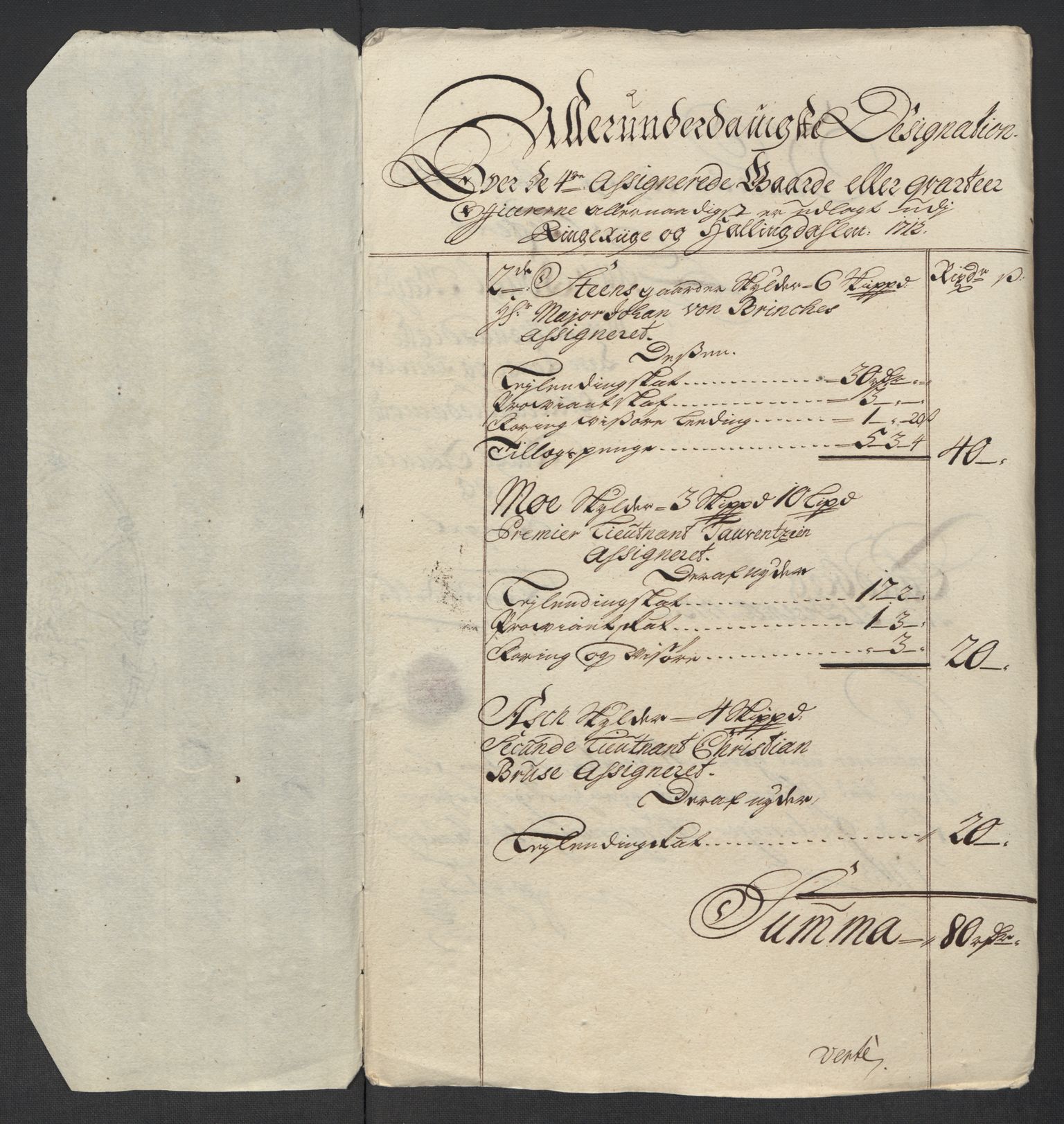 Rentekammeret inntil 1814, Reviderte regnskaper, Fogderegnskap, AV/RA-EA-4092/R23/L1470: Fogderegnskap Ringerike og Hallingdal, 1712, s. 140