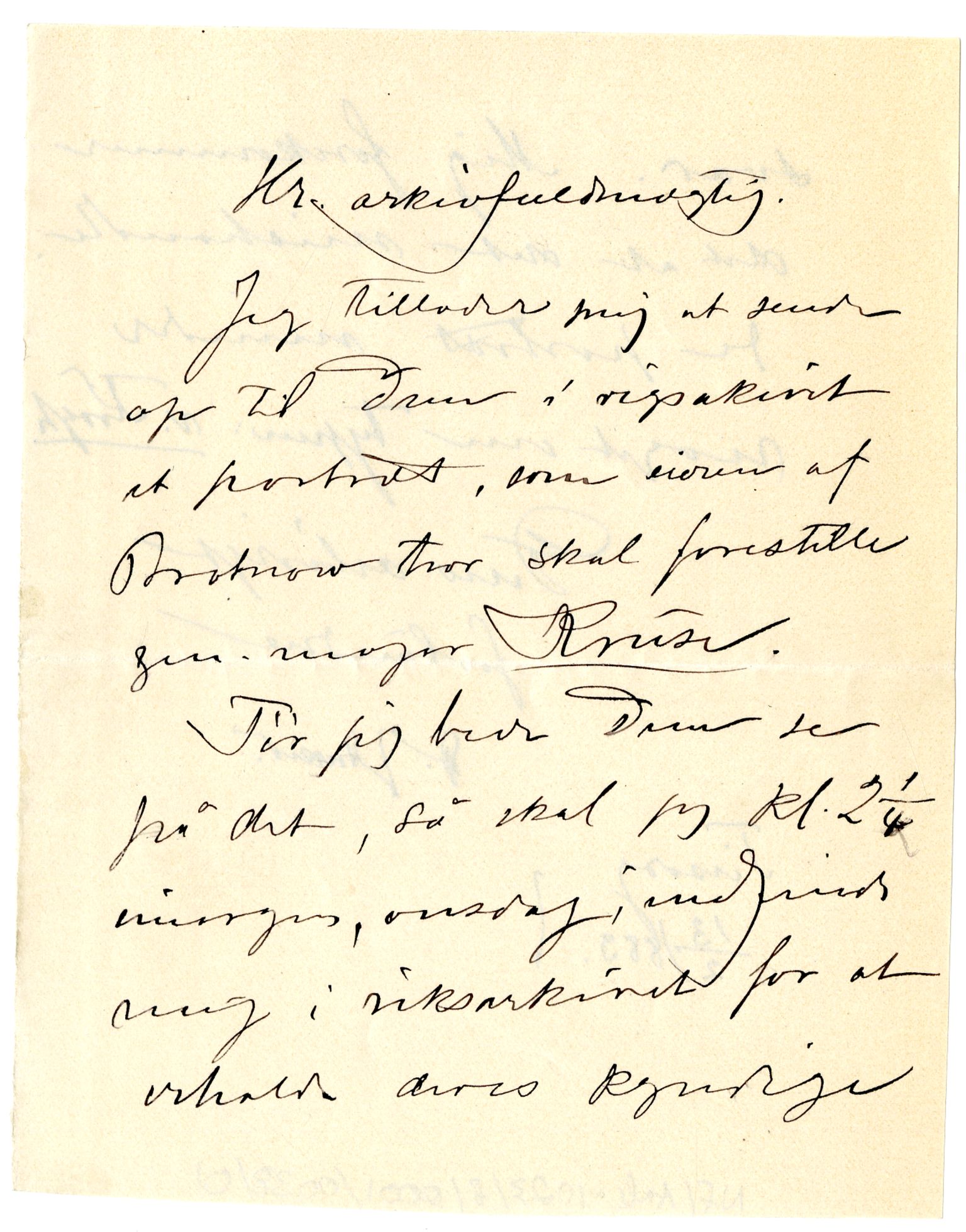 Diderik Maria Aalls brevsamling, NF/Ark-1023/F/L0001: D.M. Aalls brevsamling. A - B, 1738-1889, s. 497