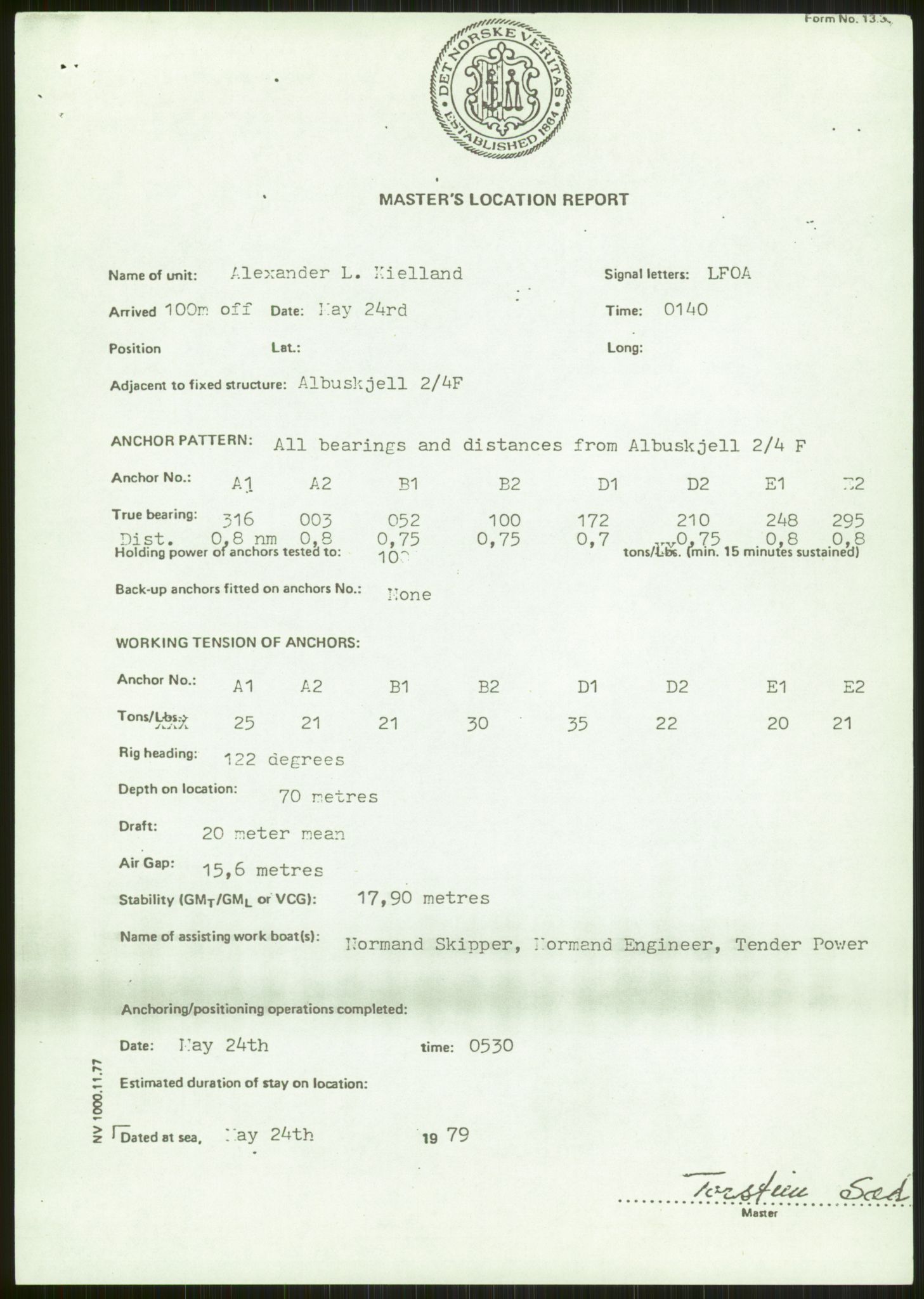 Justisdepartementet, Granskningskommisjonen ved Alexander Kielland-ulykken 27.3.1980, AV/RA-S-1165/D/L0024: A Alexander L. Kielland (A1-A2, A7-A9, A14, A22, A16 av 31)/ E CFEM (E1, E3-E6 av 27)/ F Richard Ducros (Doku.liste + F1-F6 av 8)/ H Sjøfartsdirektoratet/Skipskontrollen (H12, H14-H16, H44, H49, H51 av 52), 1980-1981, s. 46