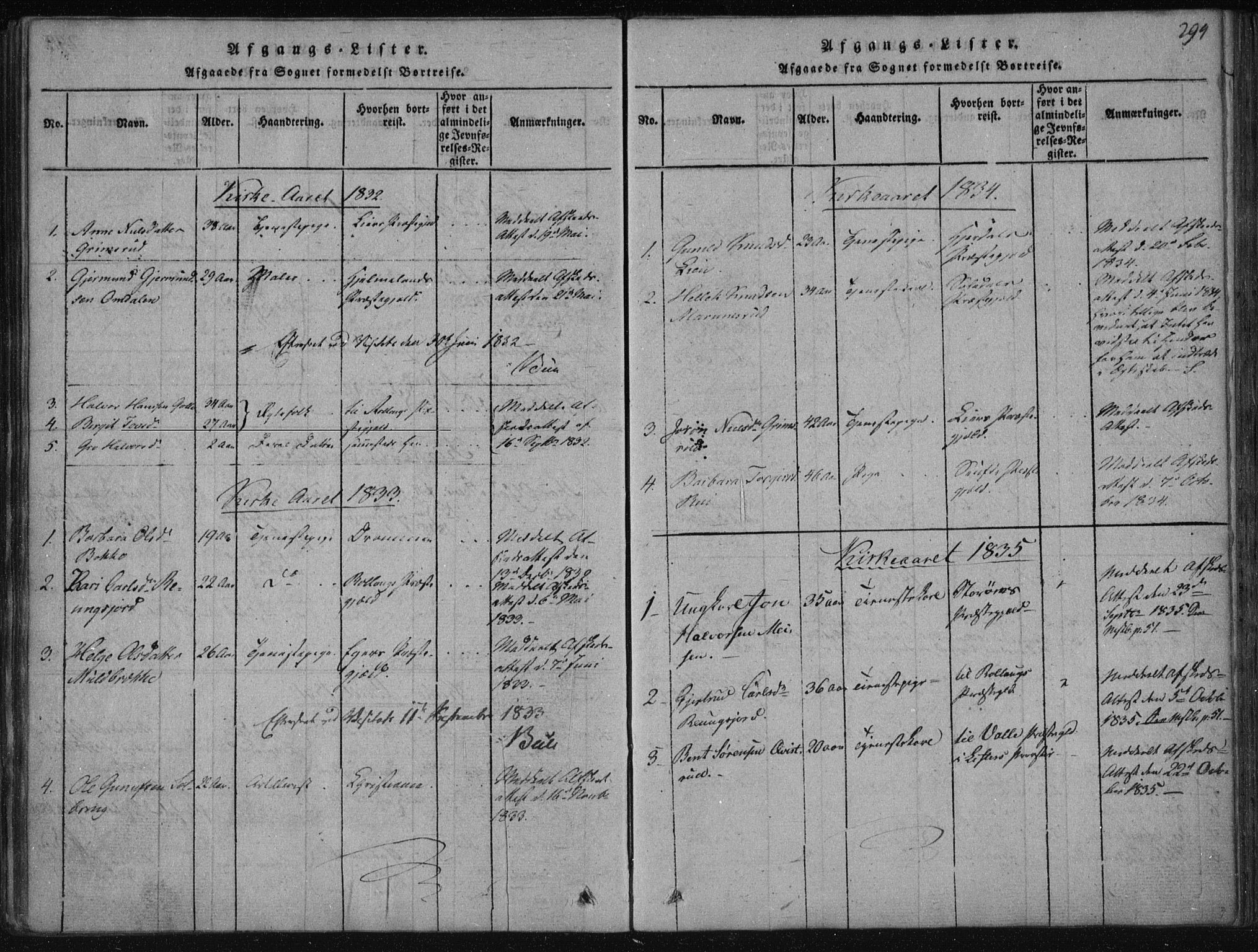 Tinn kirkebøker, AV/SAKO-A-308/F/Fa/L0004: Ministerialbok nr. I 4, 1815-1843, s. 293b-294a