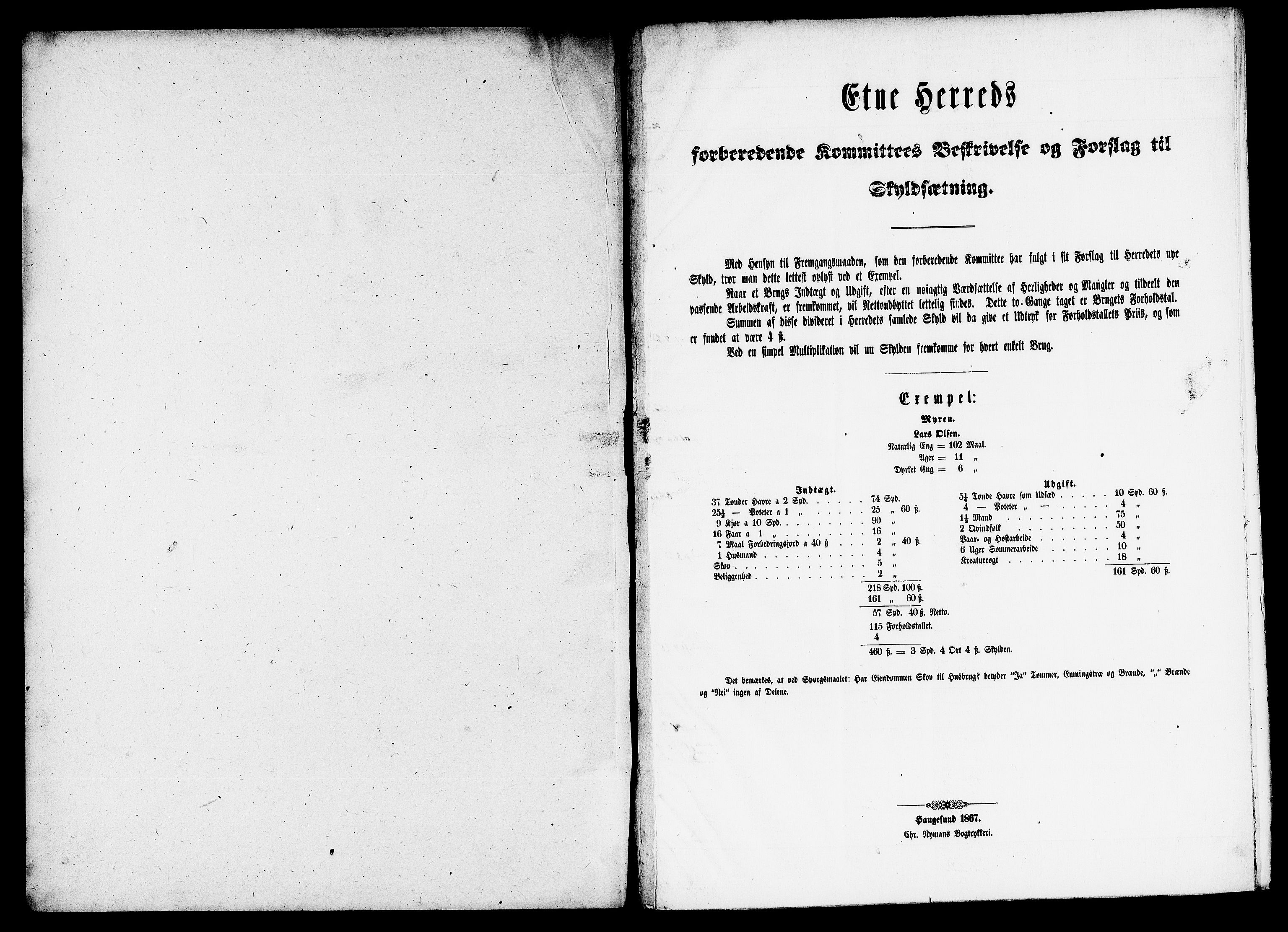 Matrikkelrevisjonen av 1863, RA/S-1530/F/Fe/L0225: Etne, 1863