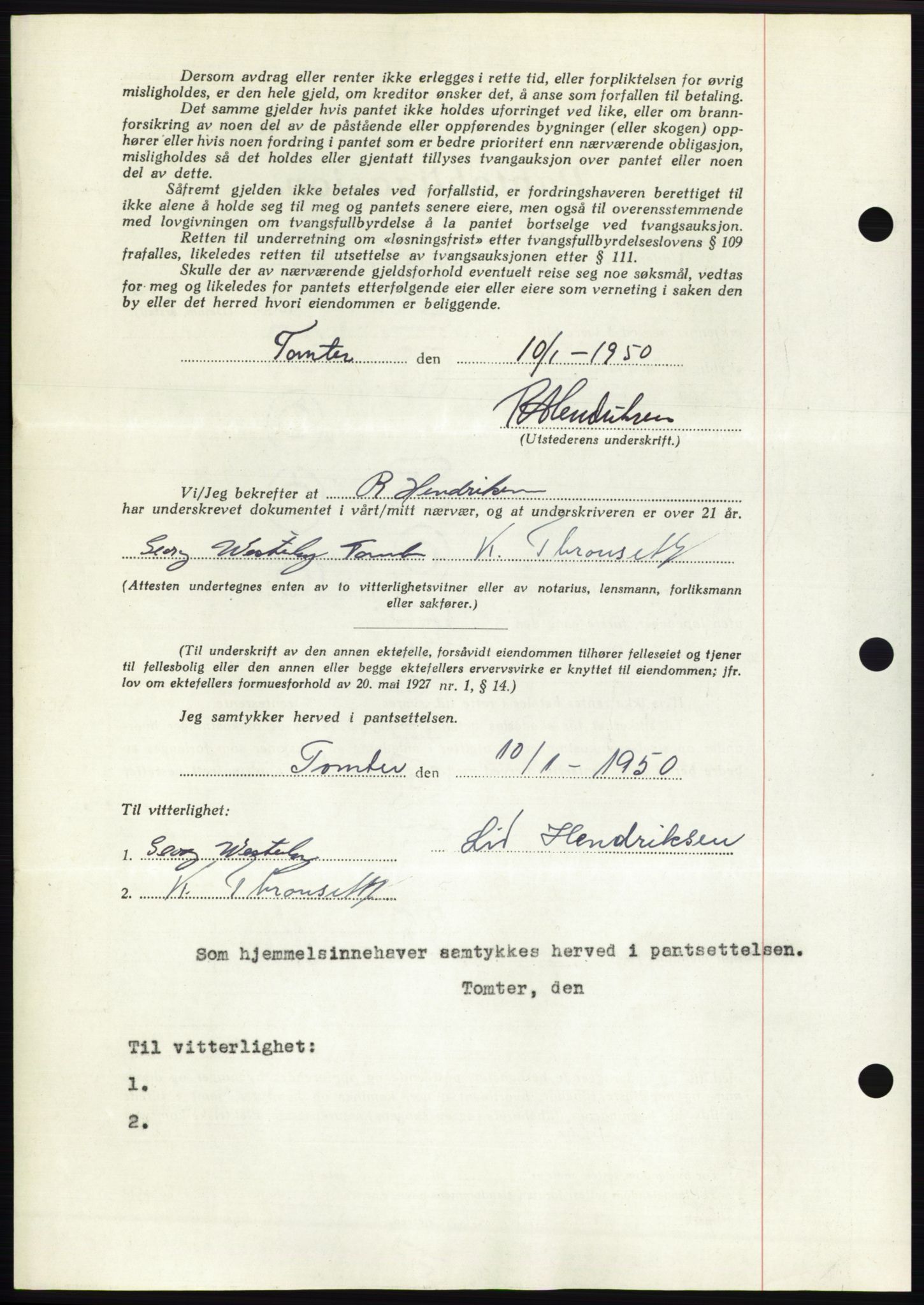 Moss sorenskriveri, SAO/A-10168: Pantebok nr. B23, 1949-1950, Dagboknr: 136/1950