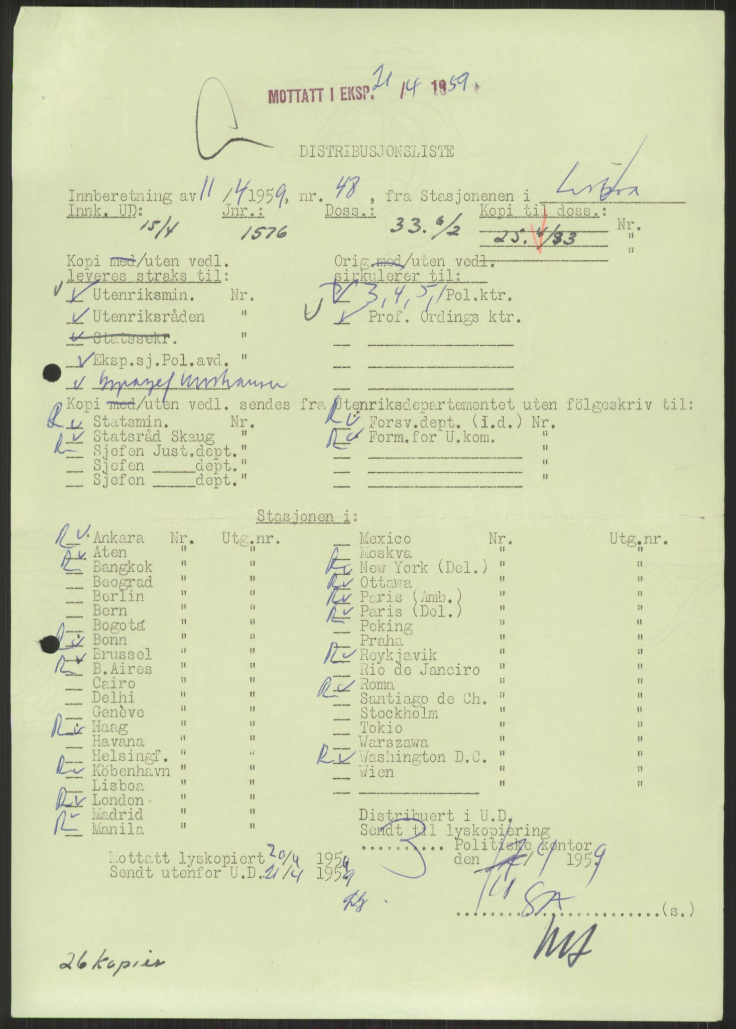 Utenriksdepartementet, RA/S-2259, 1951-1959, s. 39