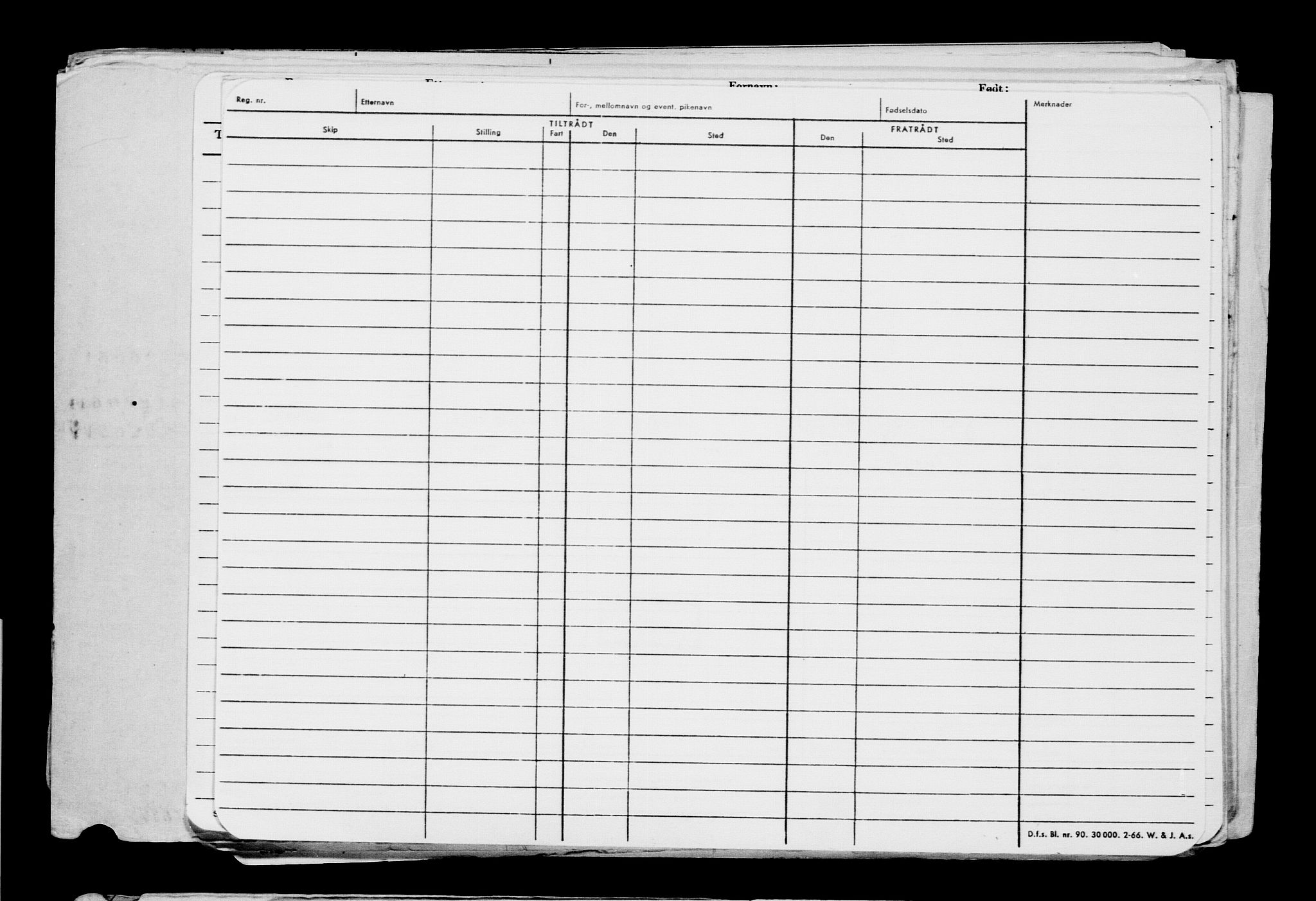 Direktoratet for sjømenn, AV/RA-S-3545/G/Gb/L0042: Hovedkort, 1901, s. 4