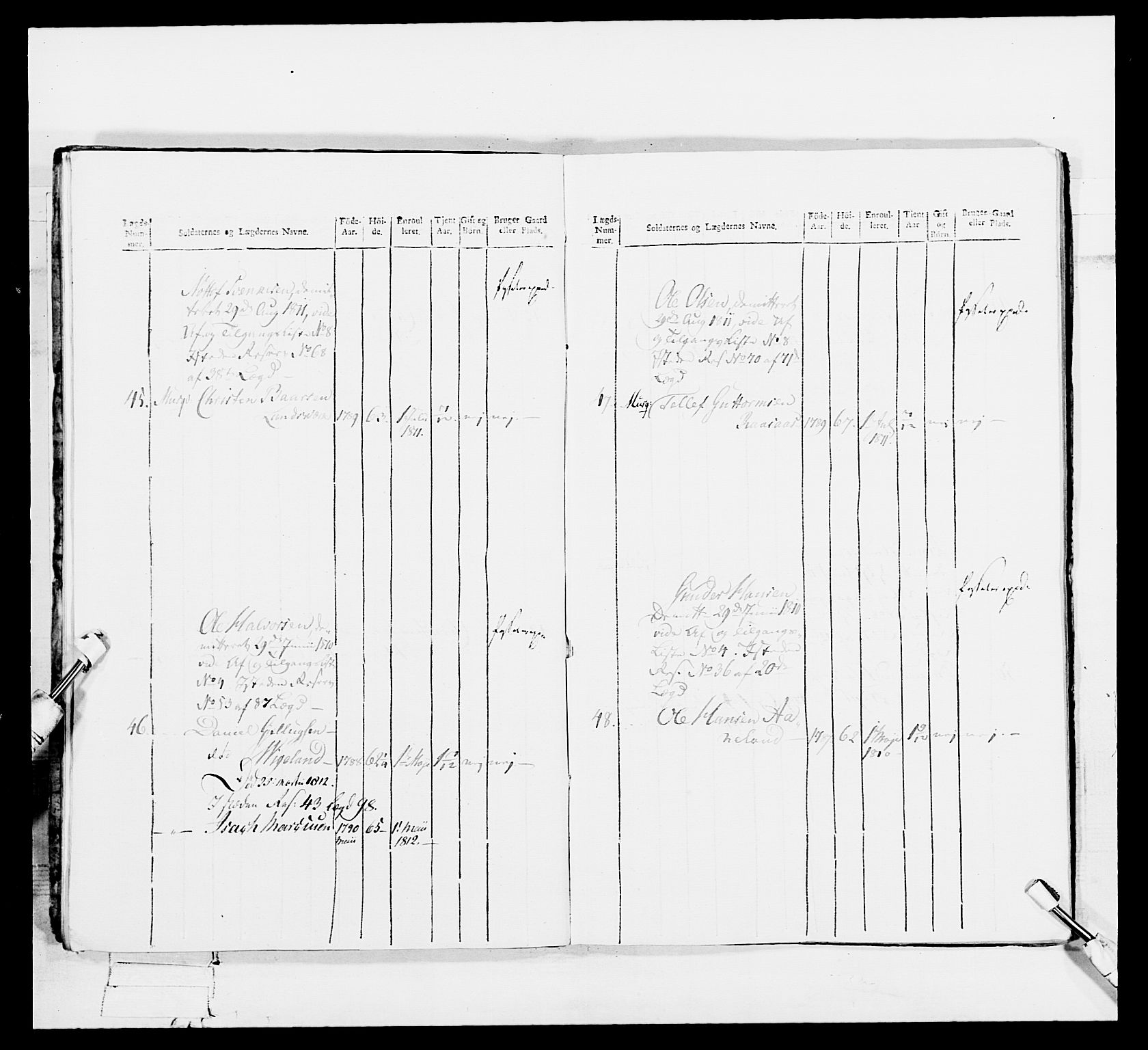 Generalitets- og kommissariatskollegiet, Det kongelige norske kommissariatskollegium, AV/RA-EA-5420/E/Eh/L0113: Vesterlenske nasjonale infanteriregiment, 1812, s. 177