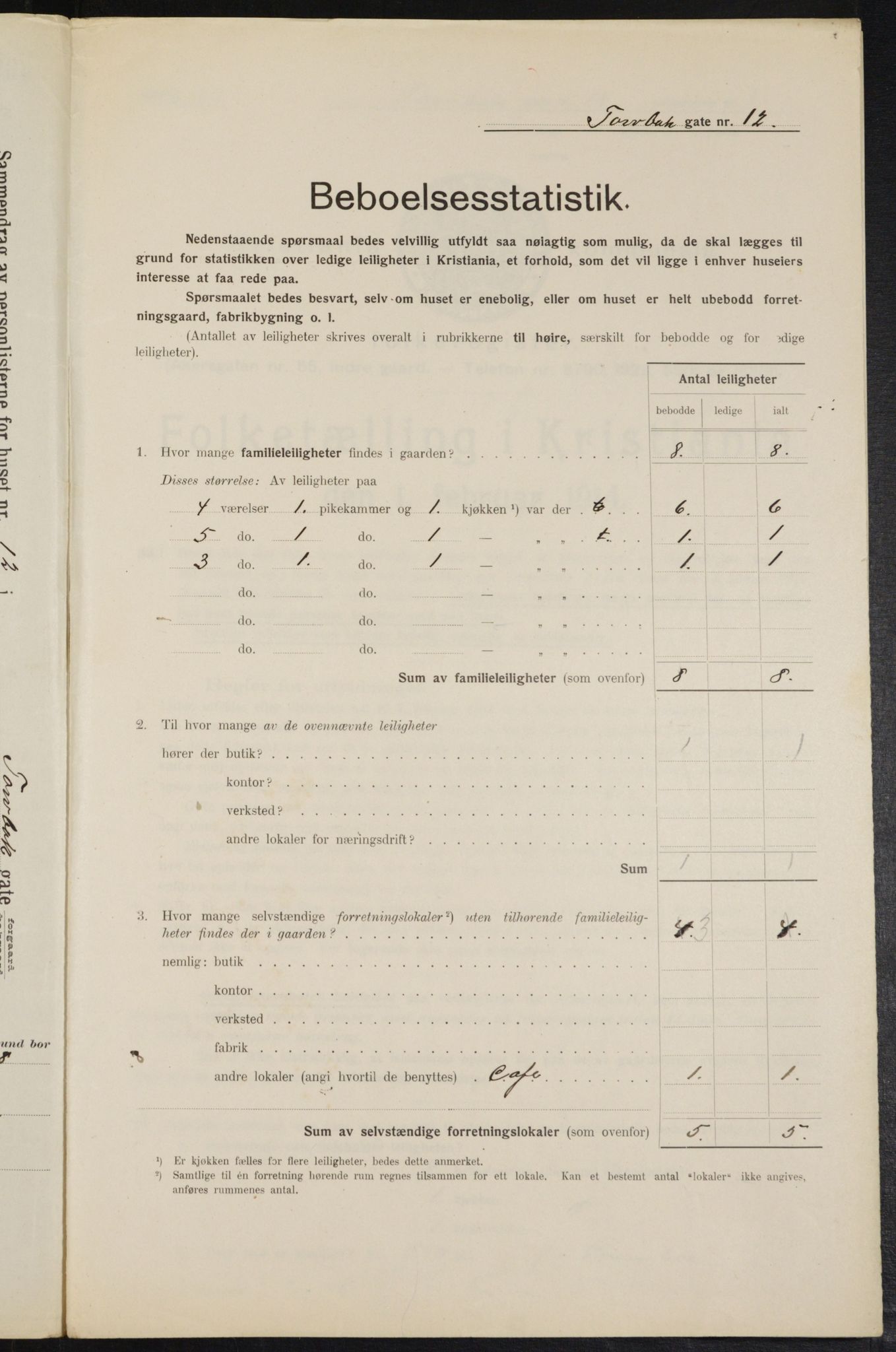 OBA, Kommunal folketelling 1.2.1914 for Kristiania, 1914, s. 115946